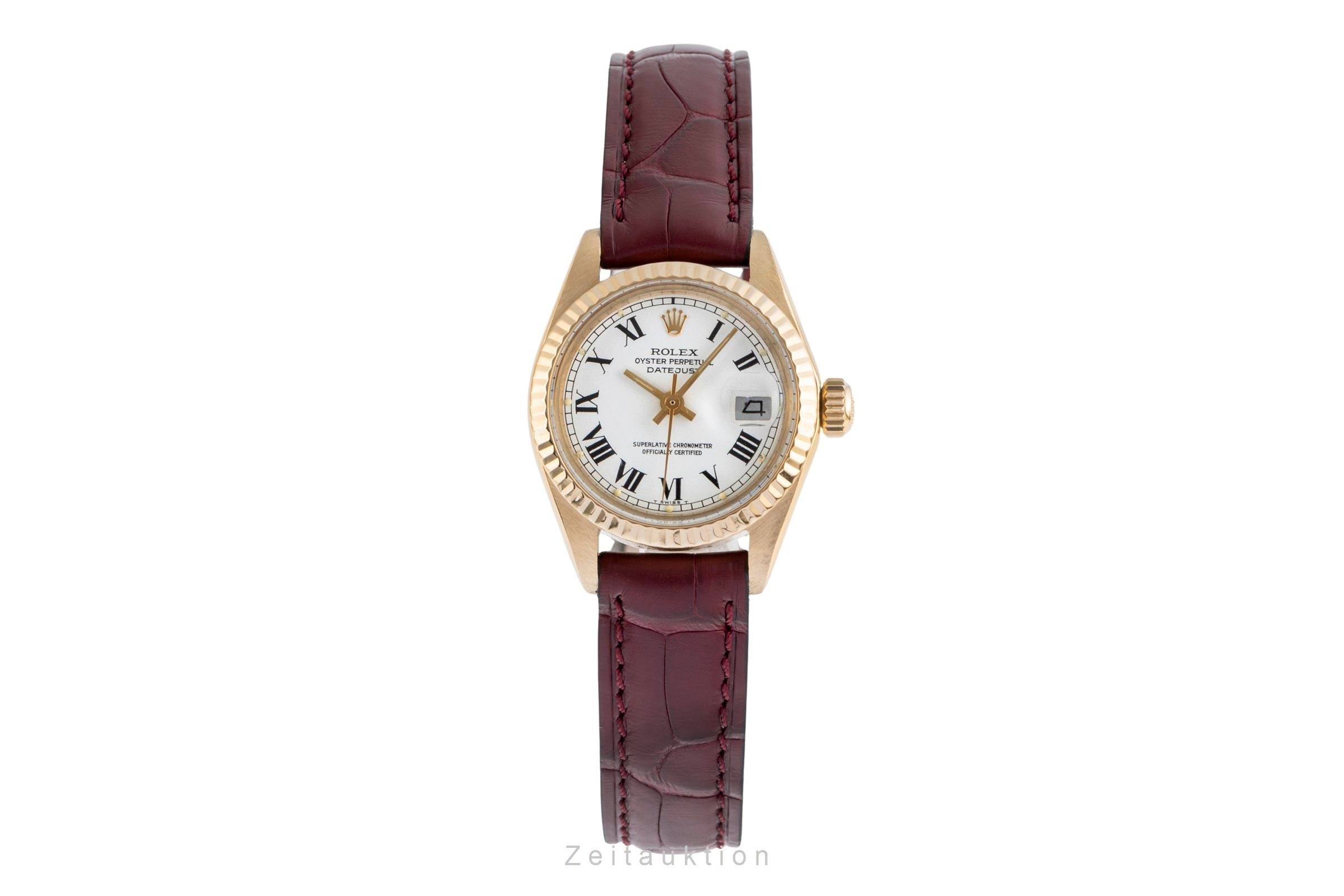 Rolex Lady Datejust or 18 ct automatique montre pour femmes 6917 Vintage  [2503521]