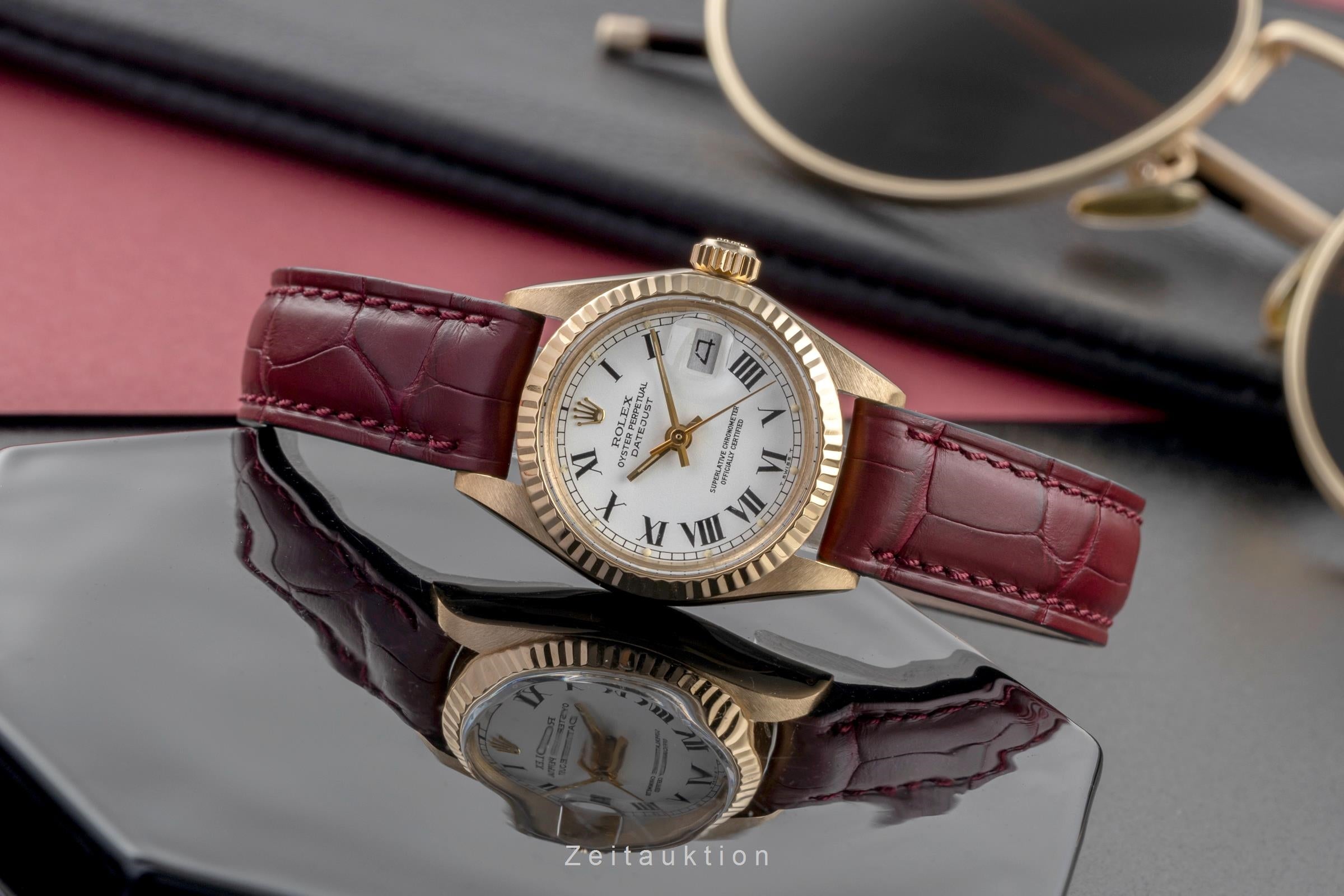 Rolex Lady Datejust or 18 ct automatique montre pour femmes 6917 Vintage  [2503521]