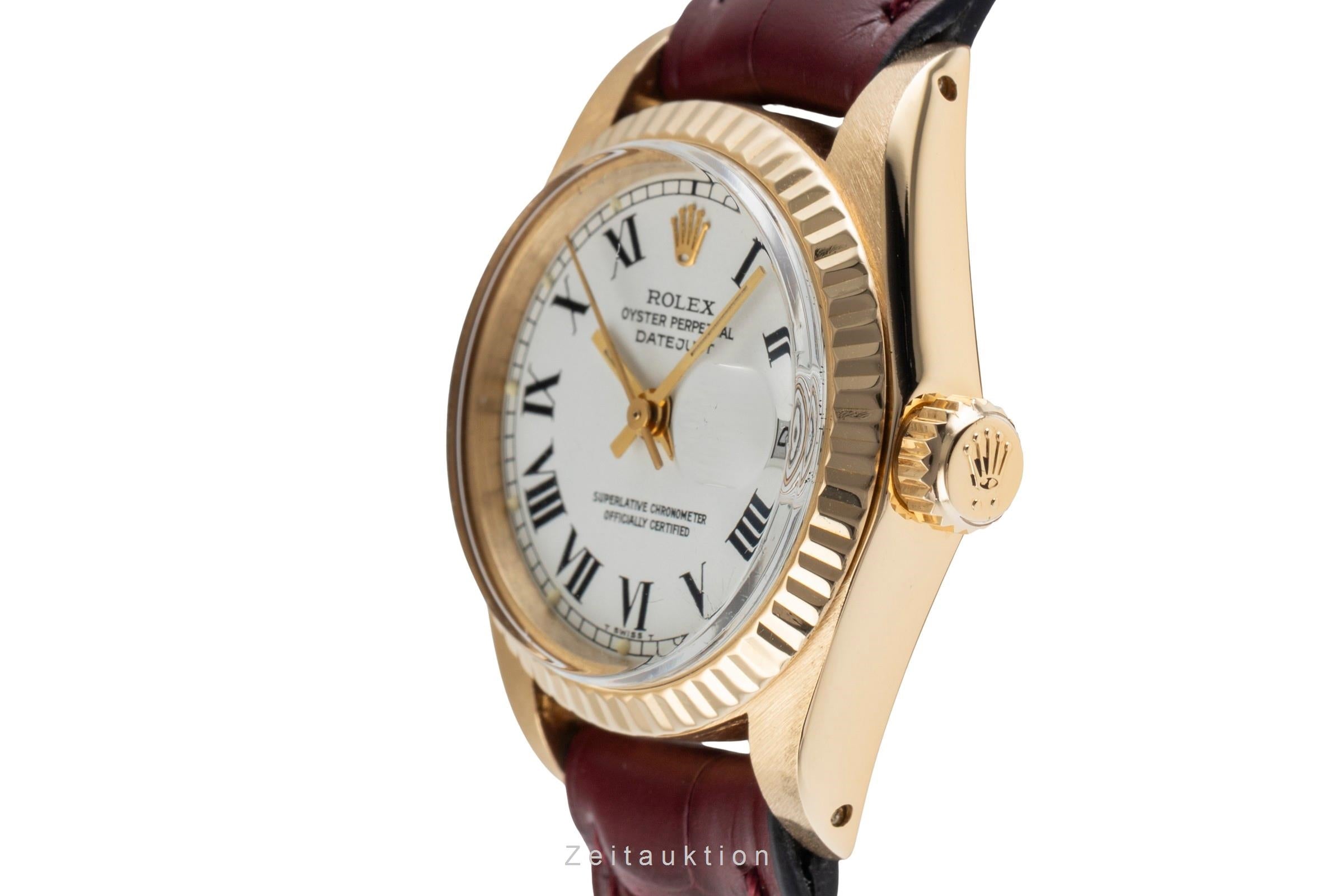 Rolex Lady Datejust or 18 ct automatique montre pour femmes 6917 Vintage  [2503521]