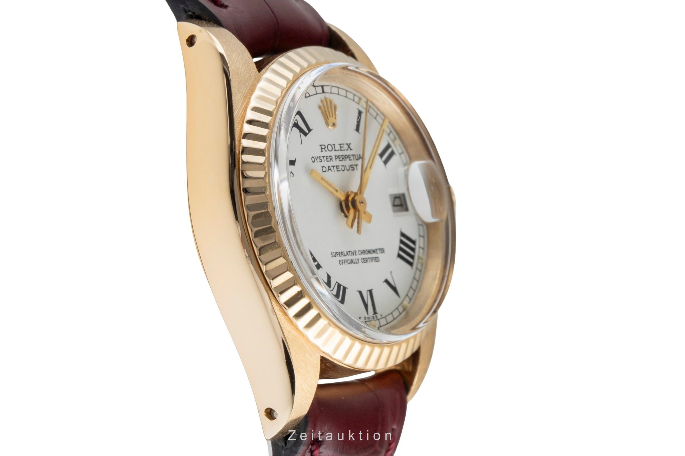 Rolex Lady Datejust or 18 ct automatique montre pour femmes 6917 Vintage  [2503521]