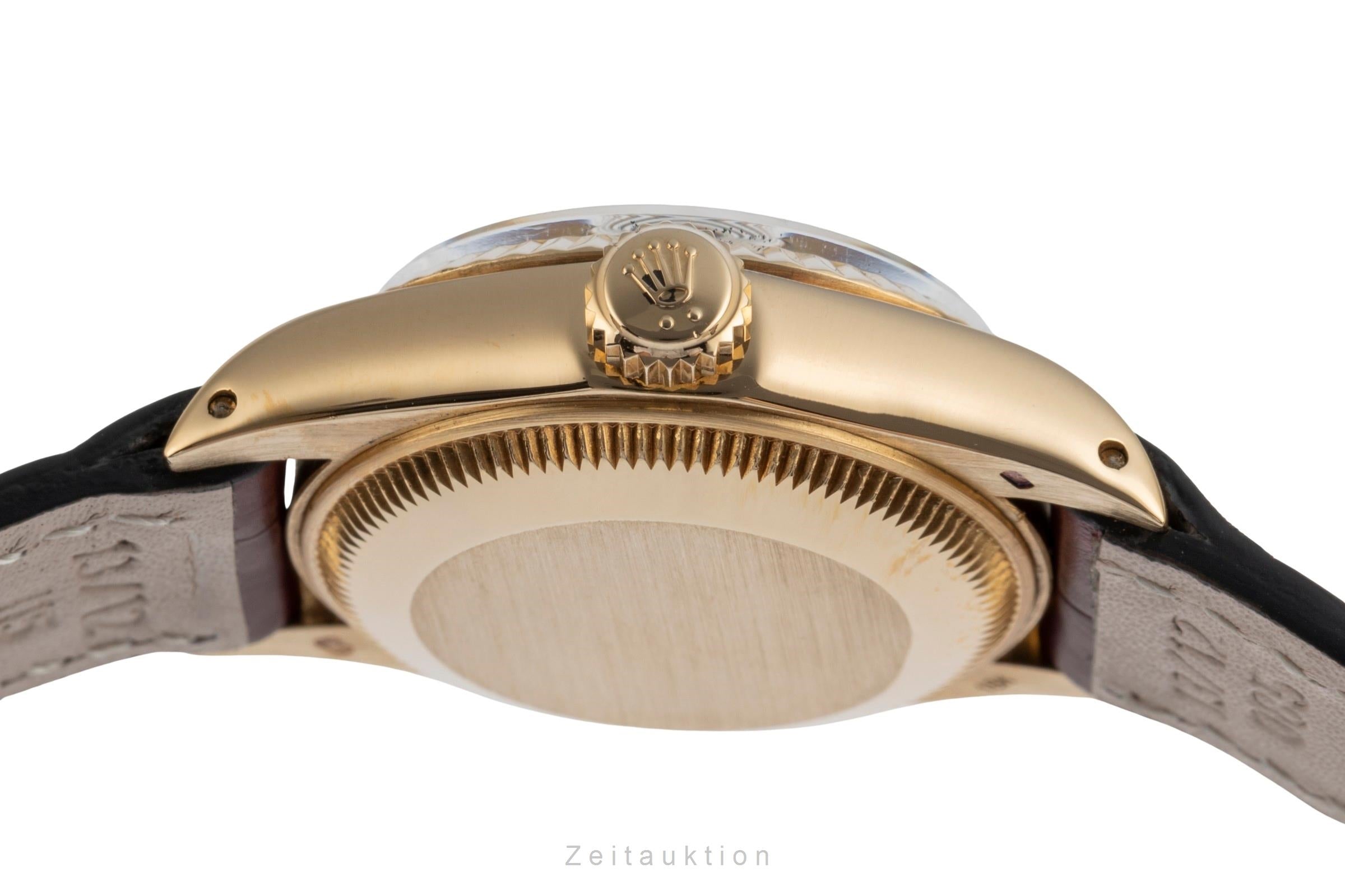Rolex Lady Datejust or 18 ct automatique montre pour femmes 6917 Vintage  [2503521]
