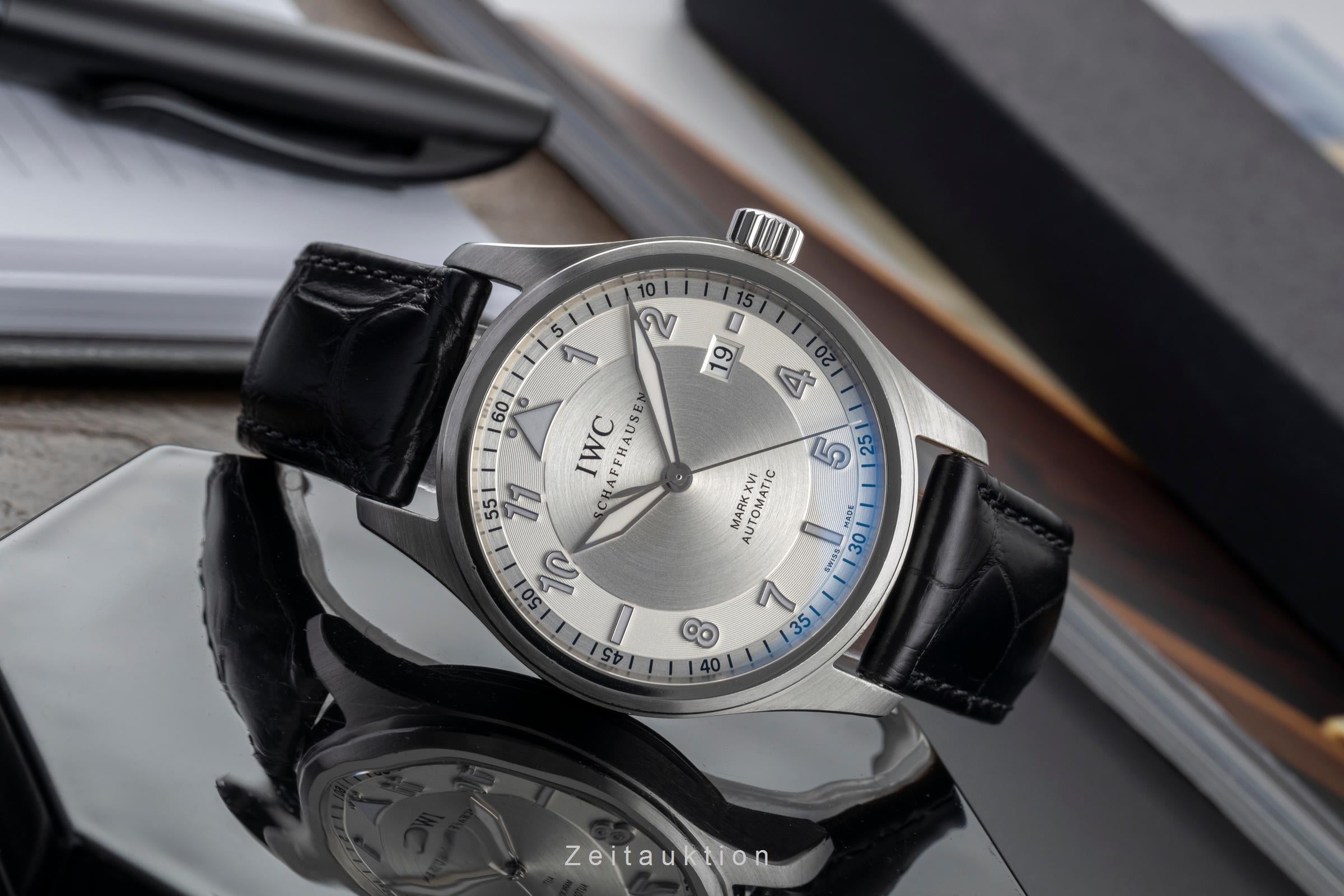 IWC Mark XVI acero automático reloj para caballeros IW325502 LP: 5500EUR  [2503522]