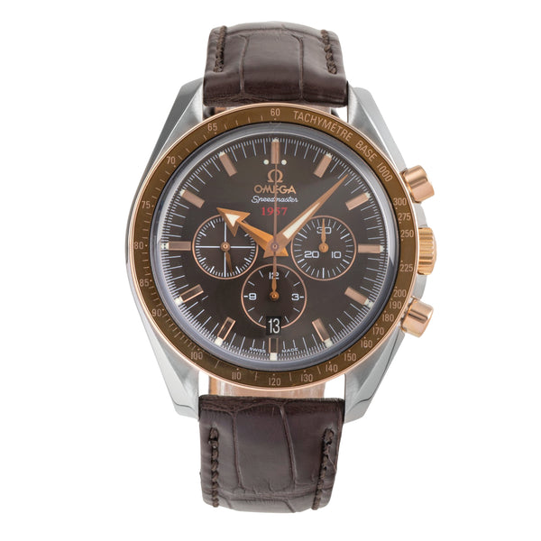 Omega Speedmaster chronographe acier / or  automatique montre pour hommes 321.93.42.50.13.001  [2503527]