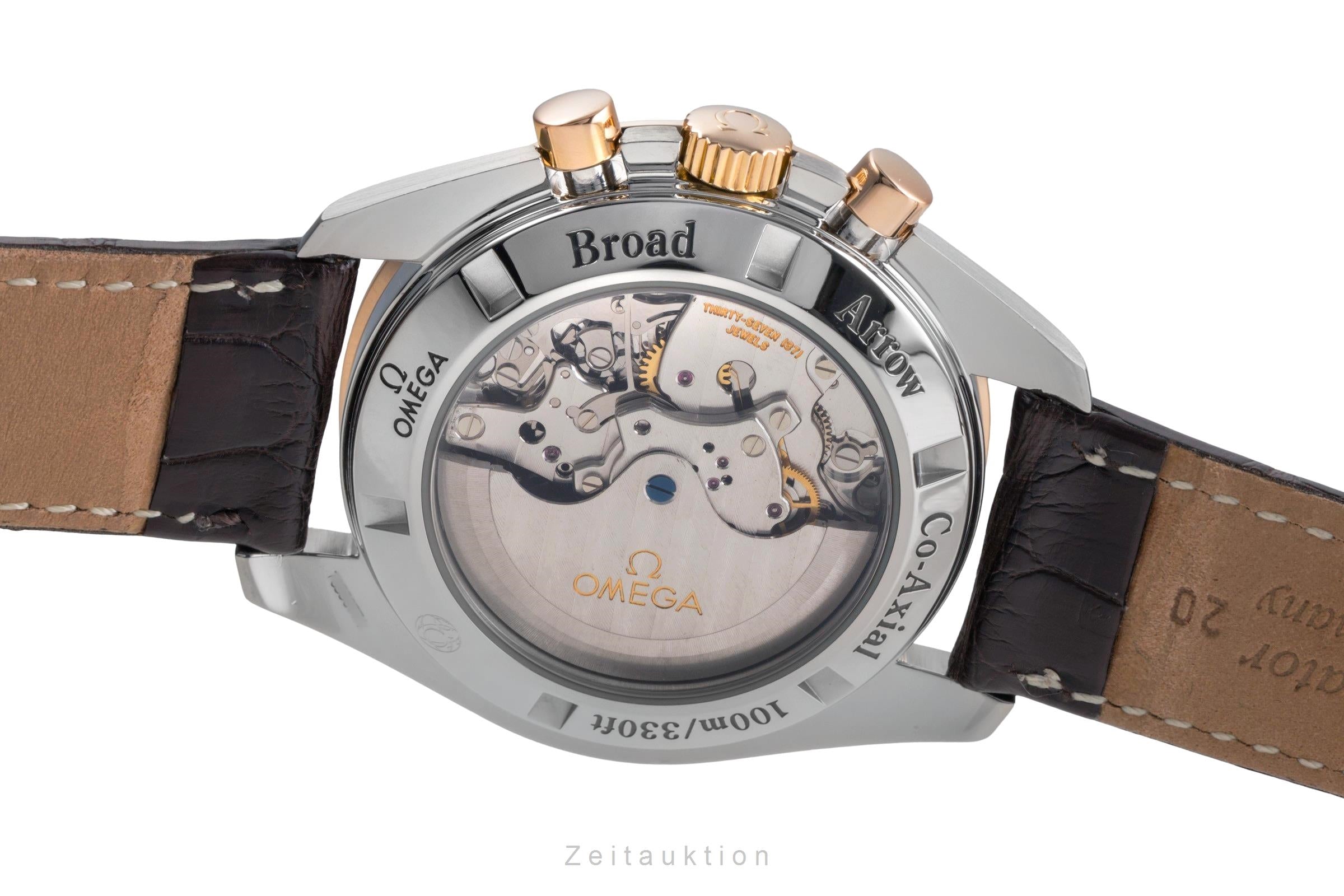 Omega Speedmaster chronographe acier / or  automatique montre pour hommes 321.93.42.50.13.001  [2503527]