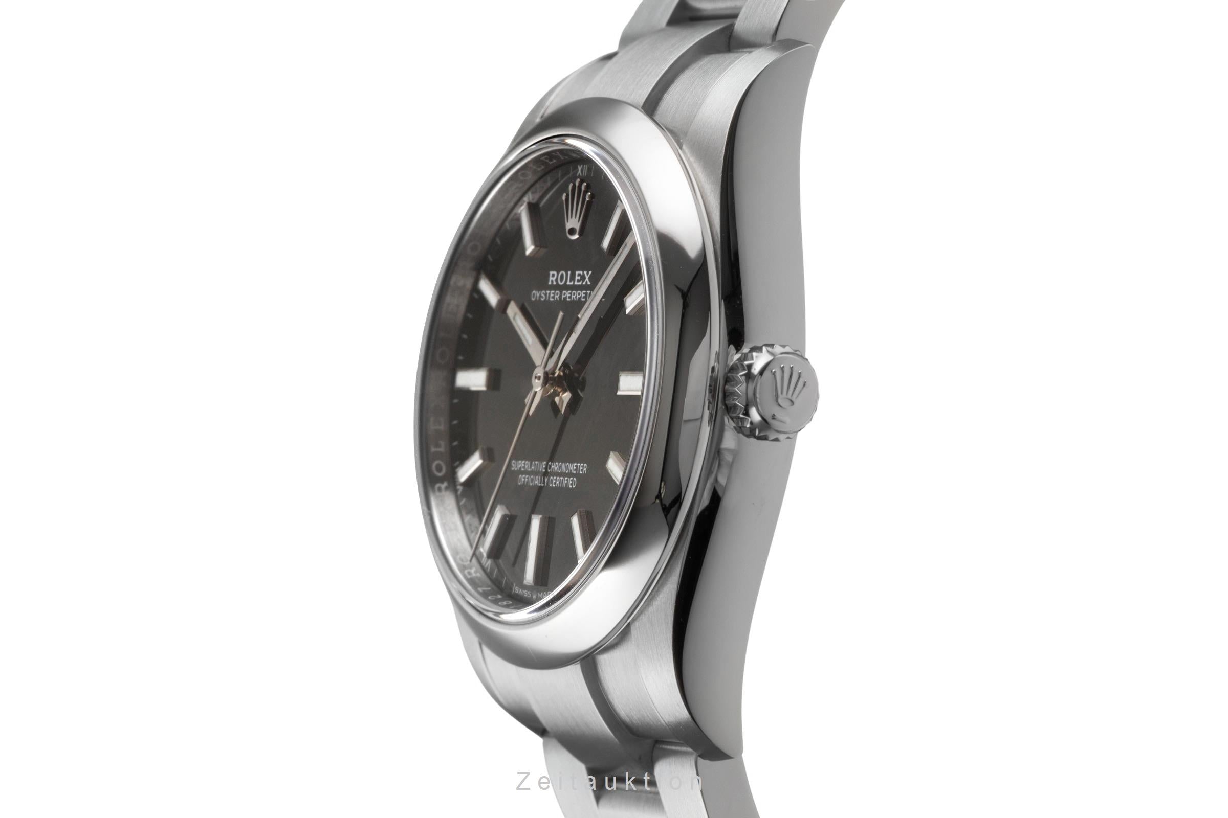 Rolex Oyster Perpetual acier automatique montre pour femmes 124200  [2503528]