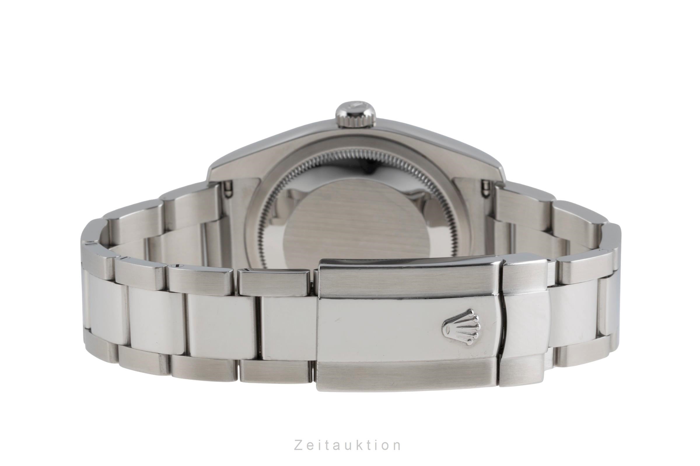 Rolex Datejust acciaio / oro bianco automatismo orologio da uomo 116234  [2503530]