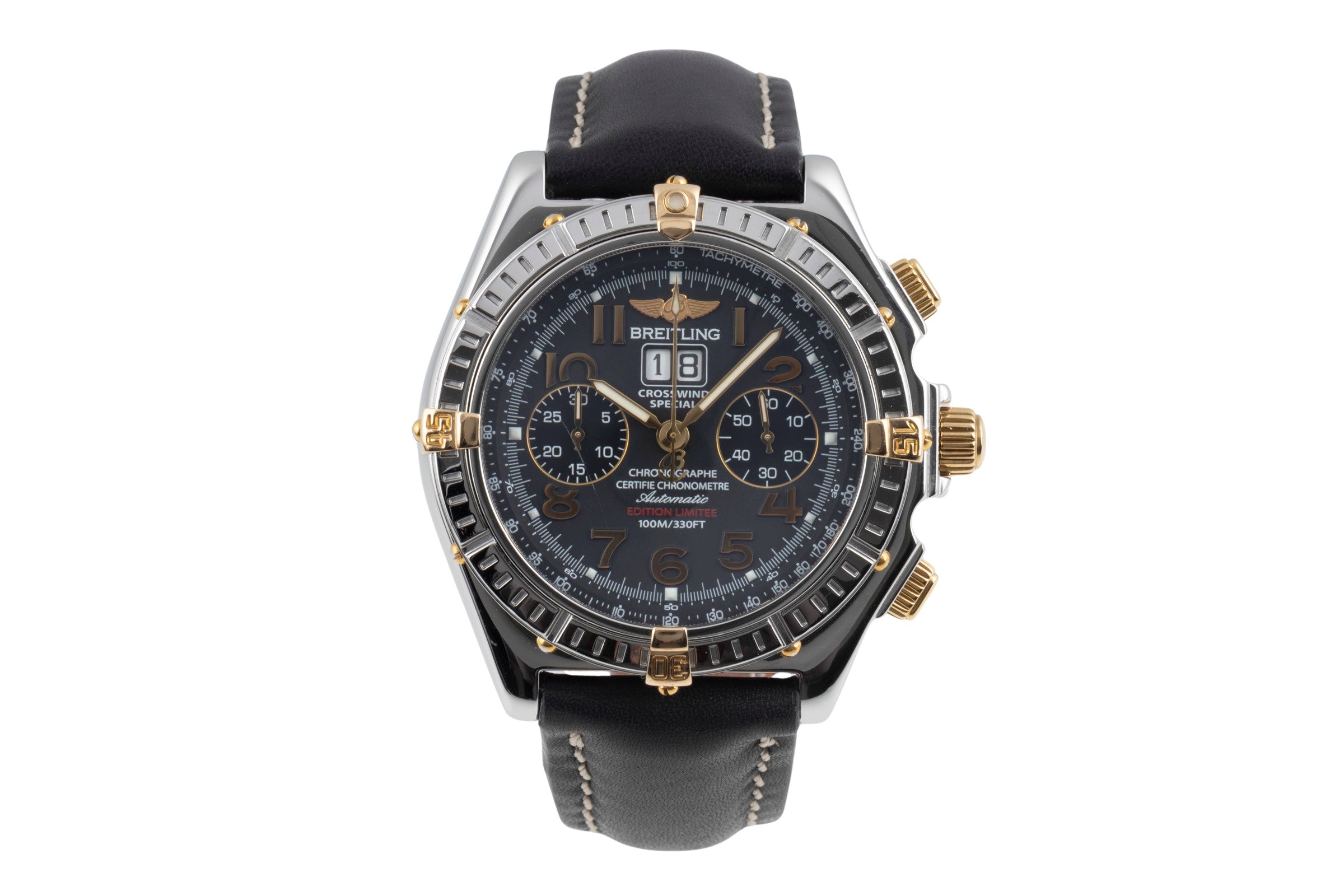 Breitling Crosswind chronograph steel / gold automatic Kal. B44