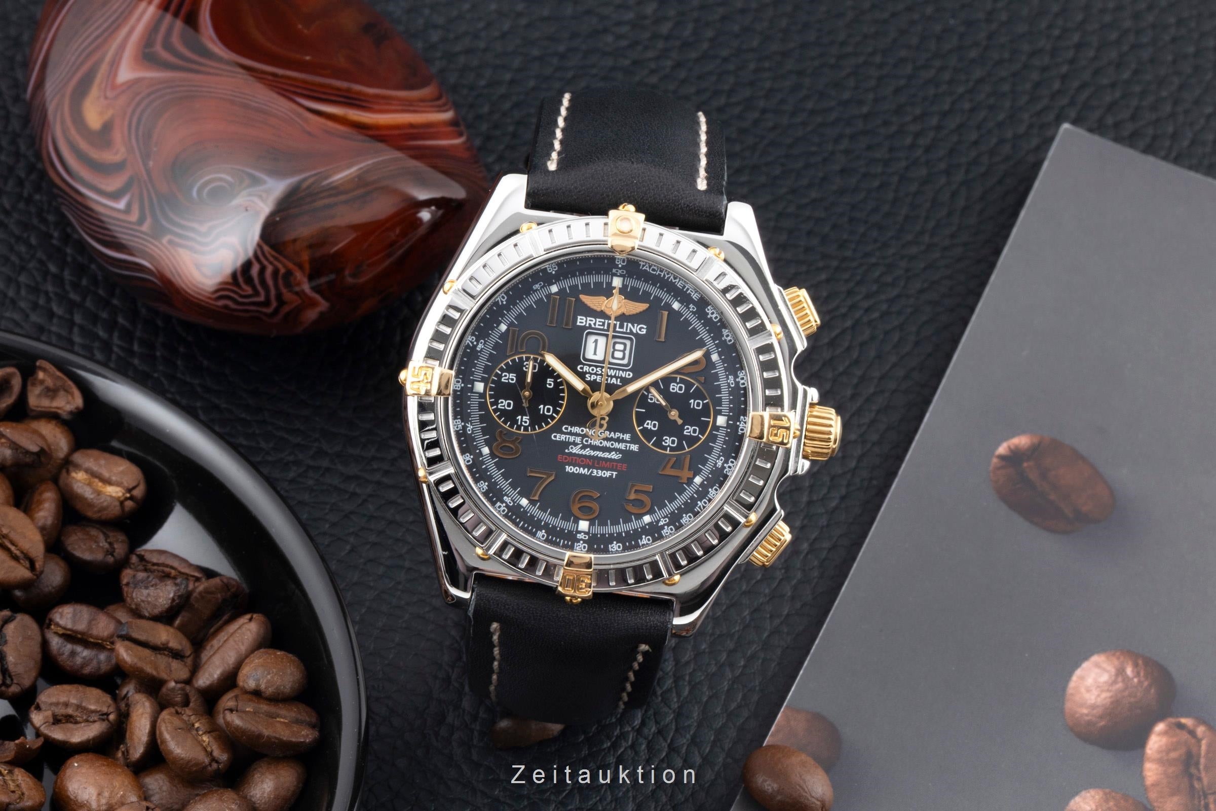 Breitling Crosswind chronograph steel / gold automatic Kal. B44