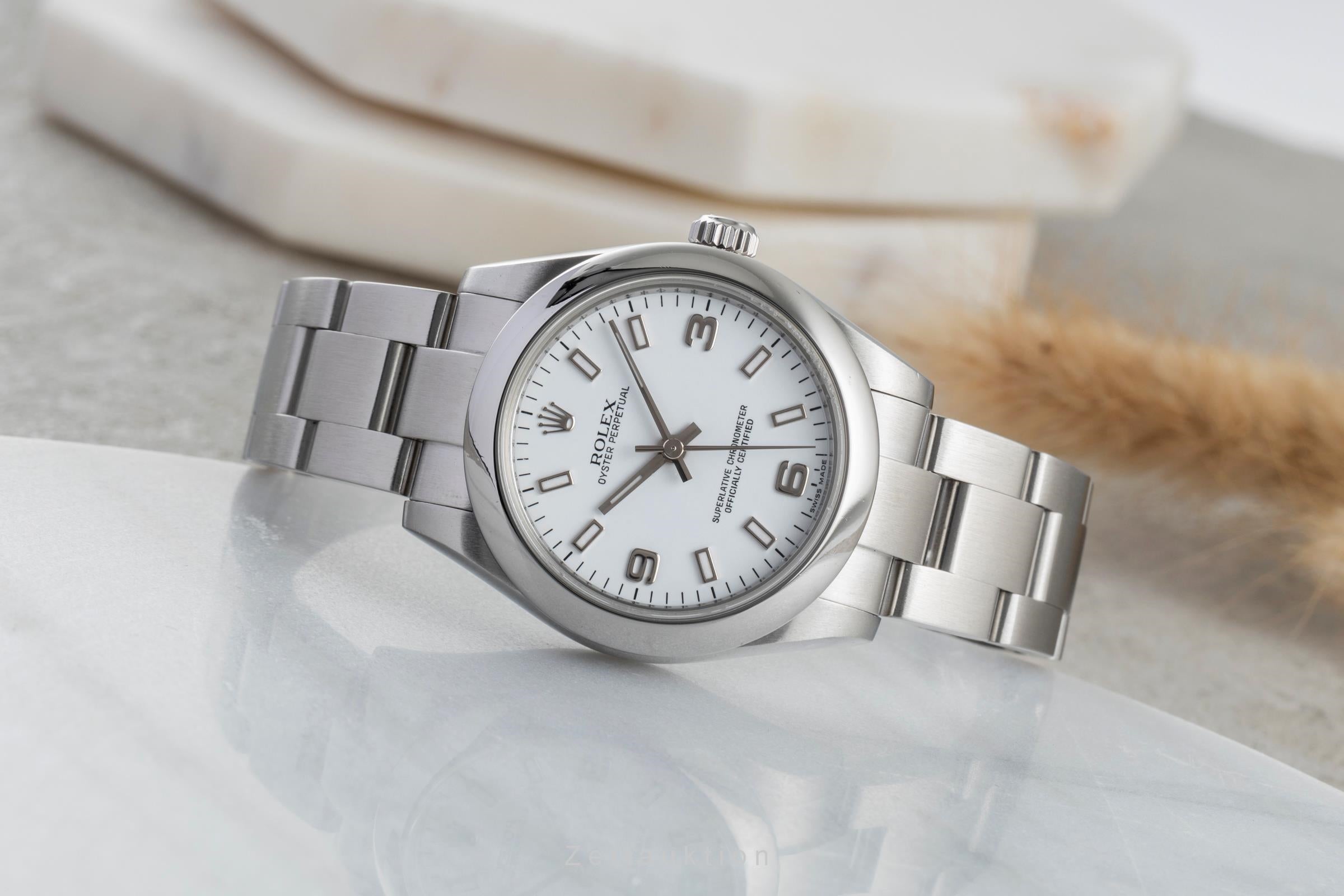 Rolex Oyster Perpetual steel automatic women's watch 177200  [2503535]