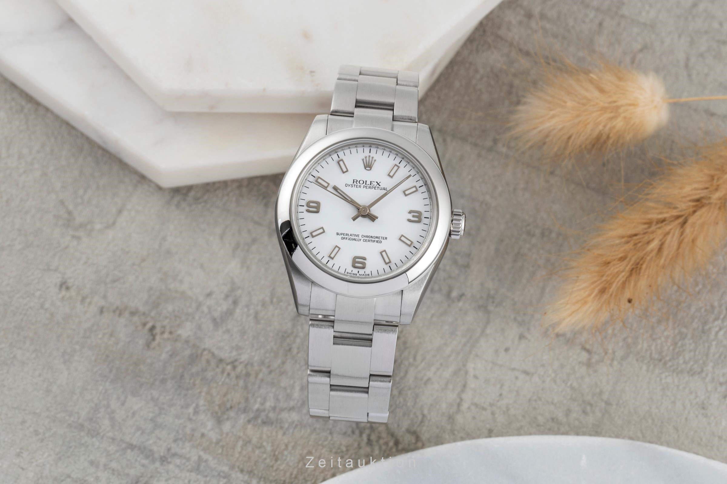 Rolex Oyster Perpetual steel automatic women's watch 177200  [2503535]