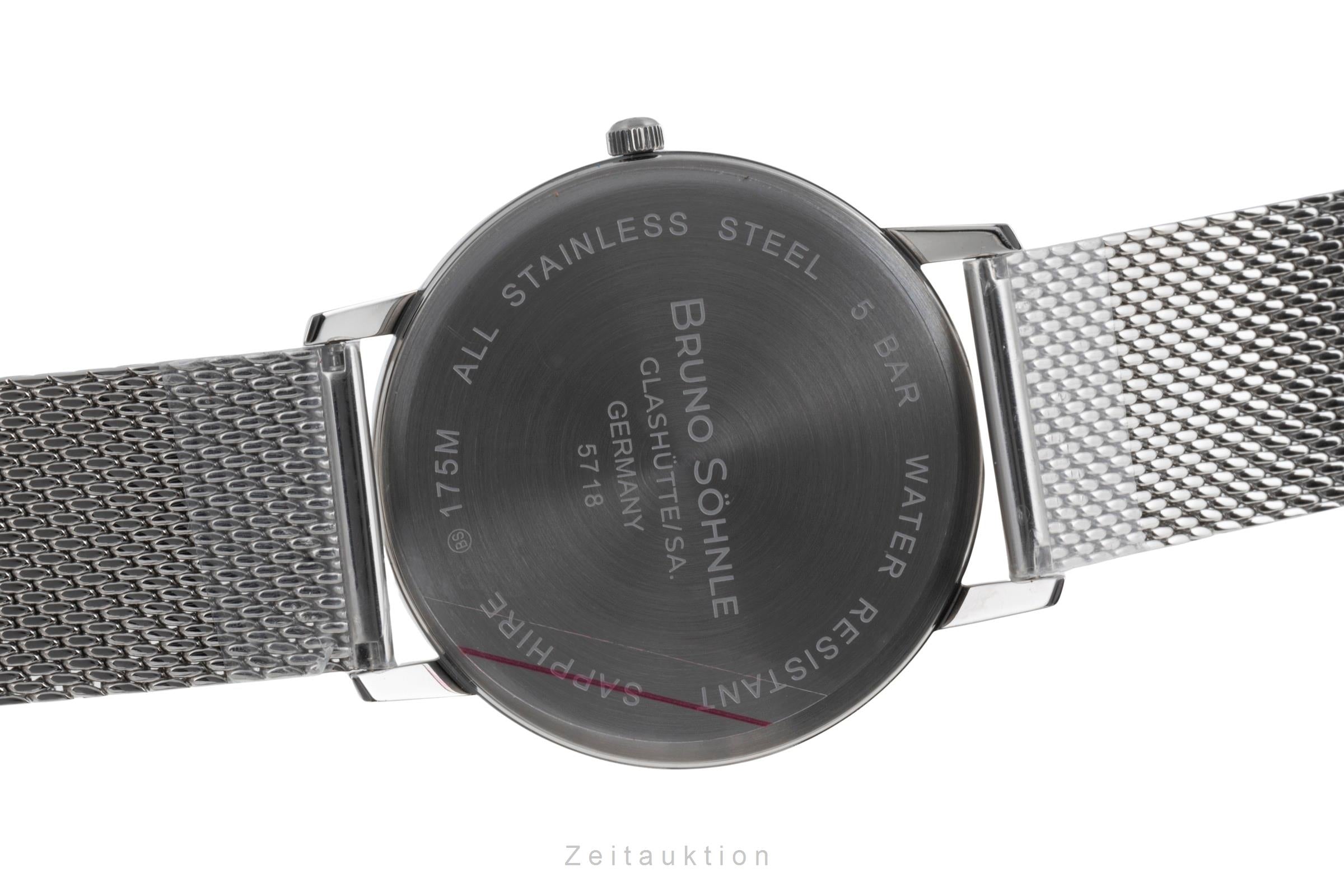 Bruno Söhnle Glashütte Stuttgard III Big acciaio quarzo orologio da uomo 17-13175-342  [2503536]