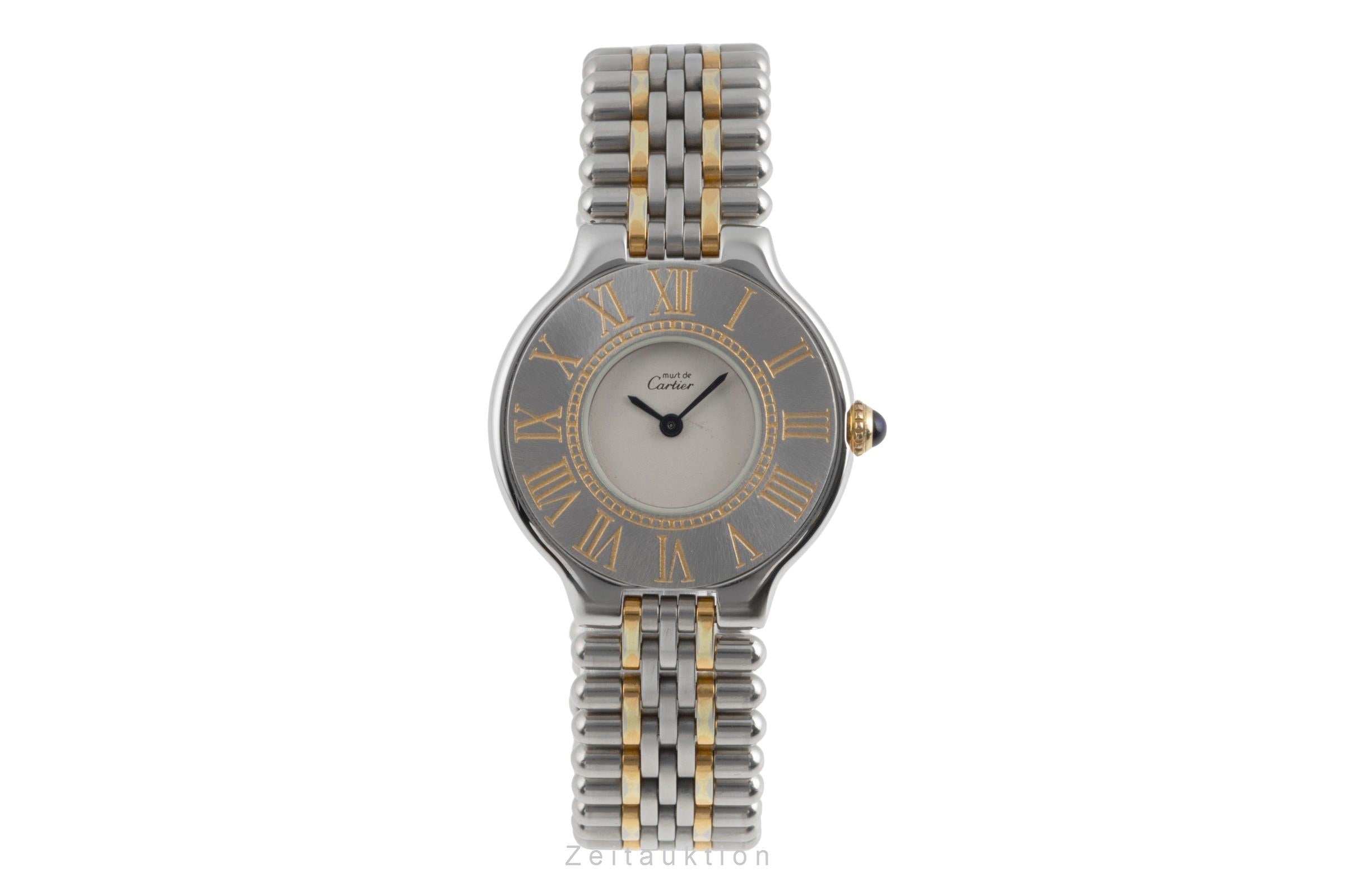 Cartier Must De Cartier 21 gilt / steel quartz Kal. 81 Ref. 9011