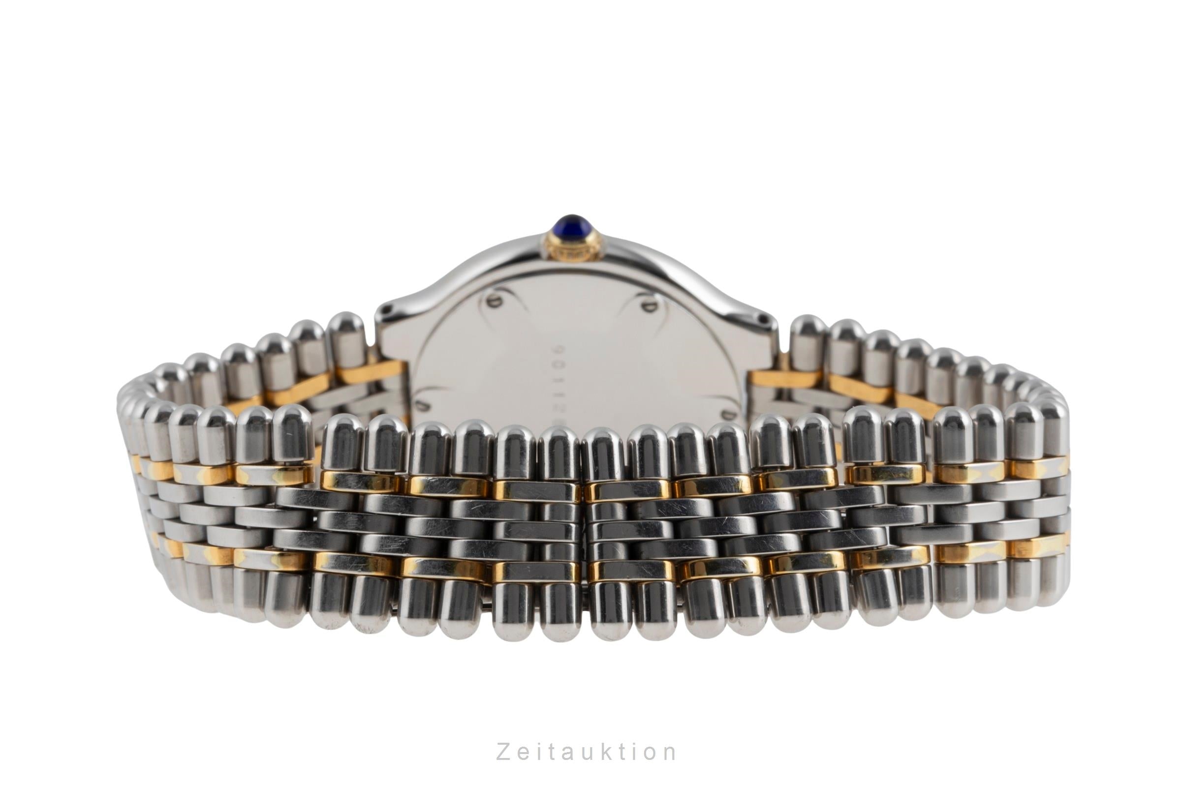 Cartier Must De Cartier 21 gilt / steel quartz women's watch 9011  [2503537]
