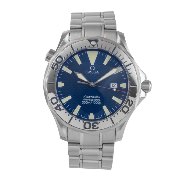 Omega Seamaster steel quartz men's watch 2265.80.00  [2503539]