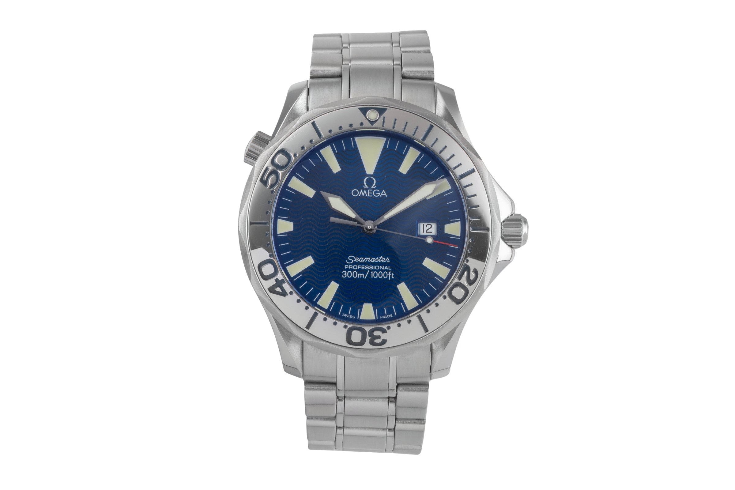 Omega Seamaster steel quartz men's watch 2265.80.00  [2503539]