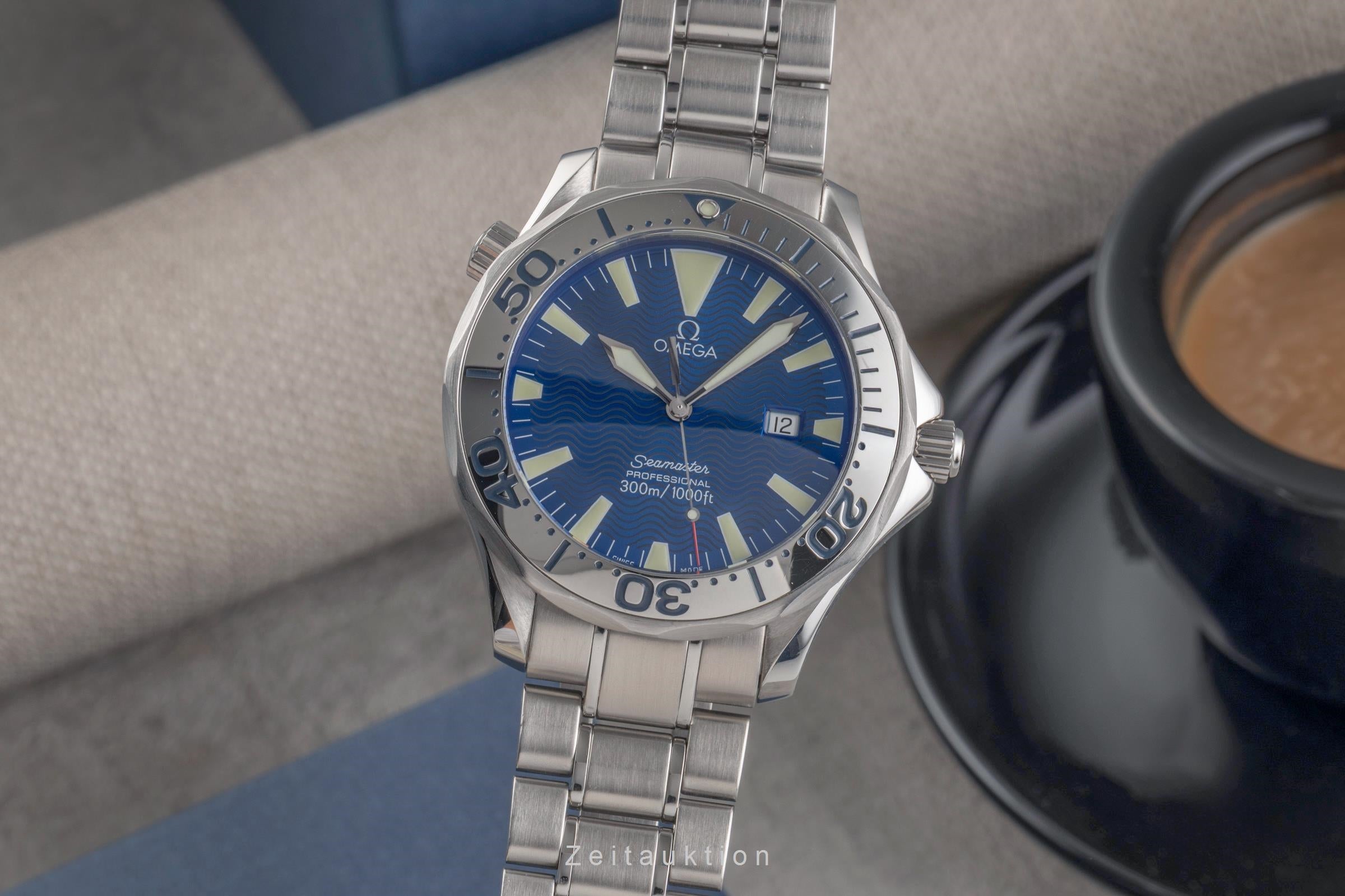 Omega Seamaster steel quartz men's watch 2265.80.00  [2503539]