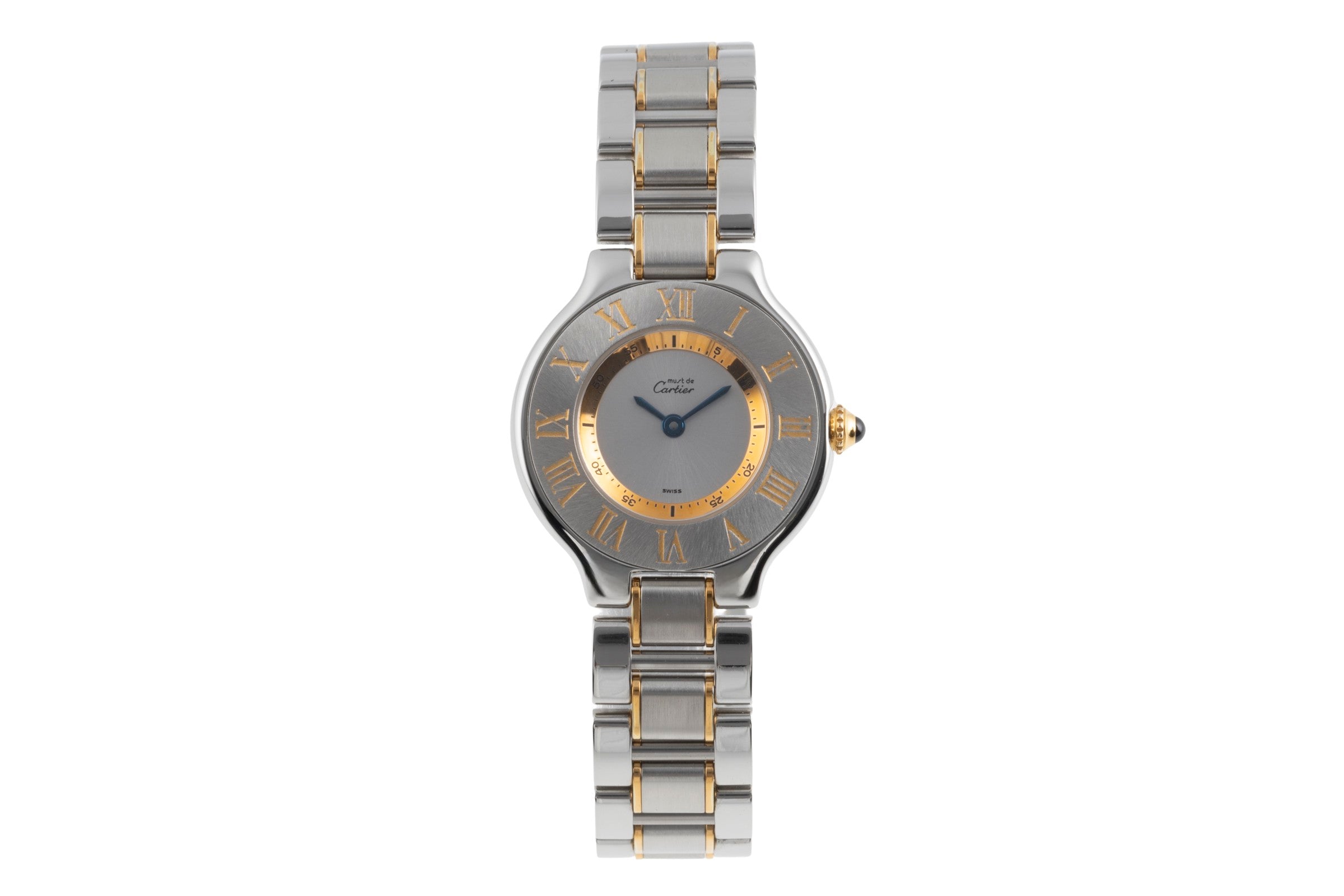 Cartier　vintage Cartier Ligne 21 gilt / steel quartz Kal. 690 Ref. W10073R6 | 2503543