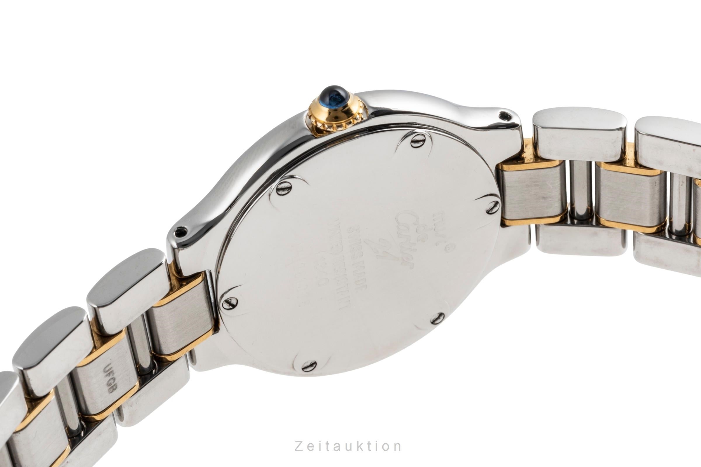 Cartier Ligne 21 acier / doré quartz montre pour femmes W10073R6  [2503543]