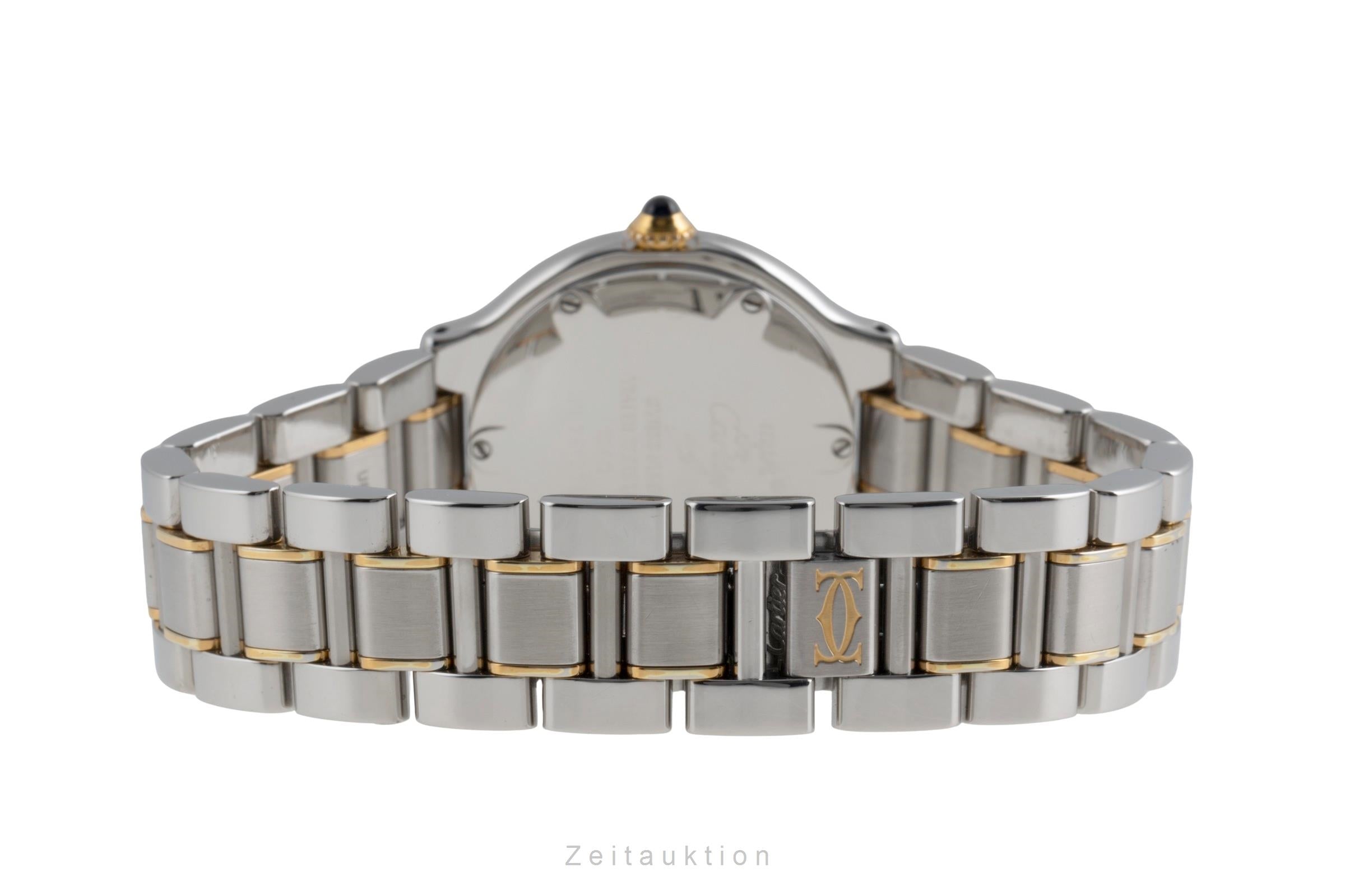 Cartier Ligne 21 acier / doré quartz montre pour femmes W10073R6  [2503543]