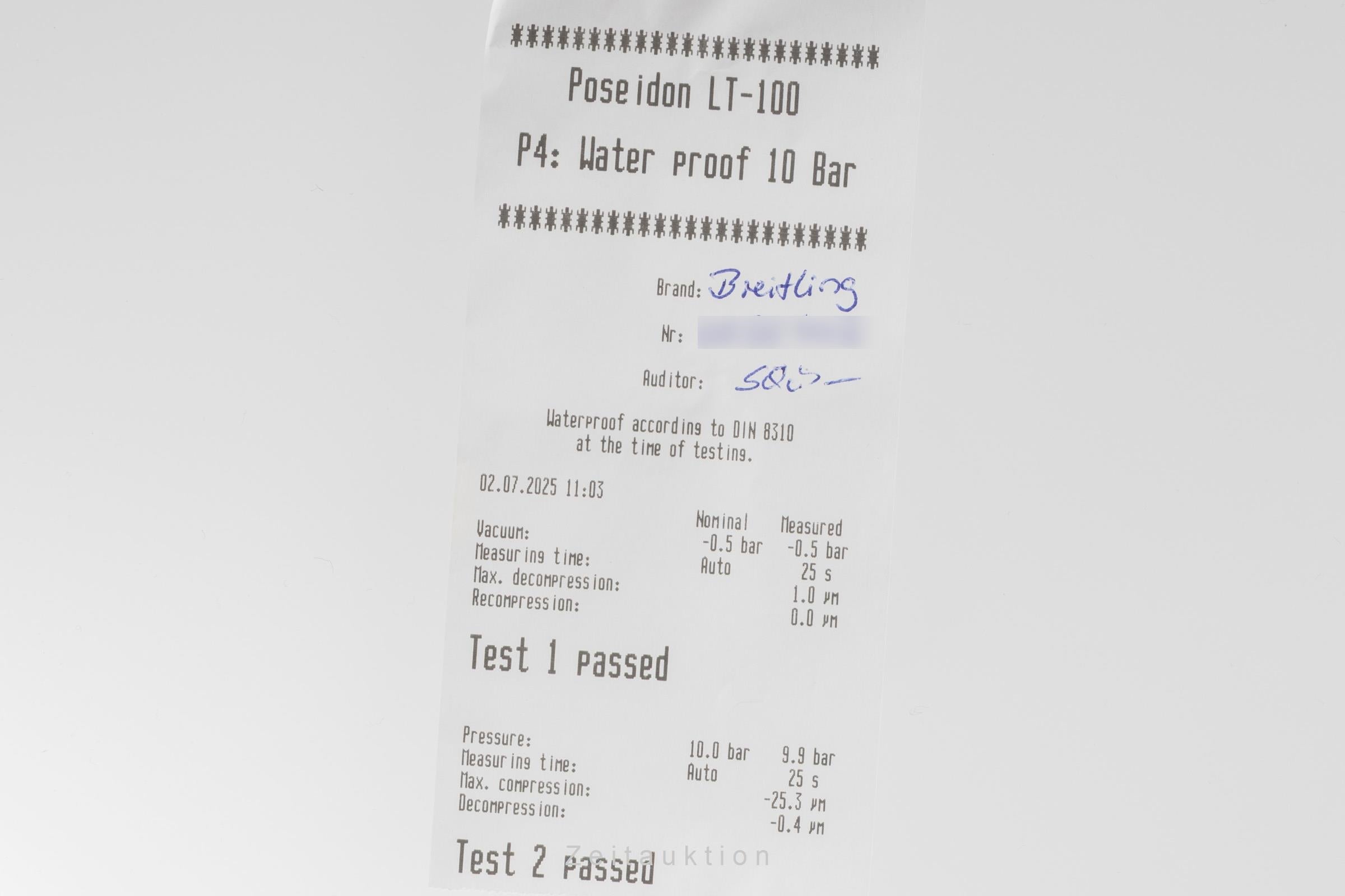 Breitling Superocean 36 Blue Automatik Damenuhr Ref. A17377 Box & Papiere  [2503547]