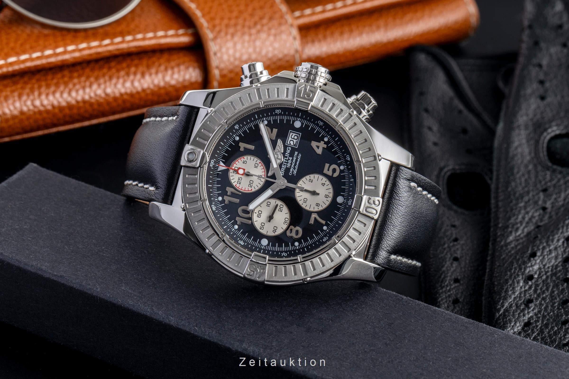 Breitling Super Avenger chronograph steel automatic men's watch A13370  [2503551]