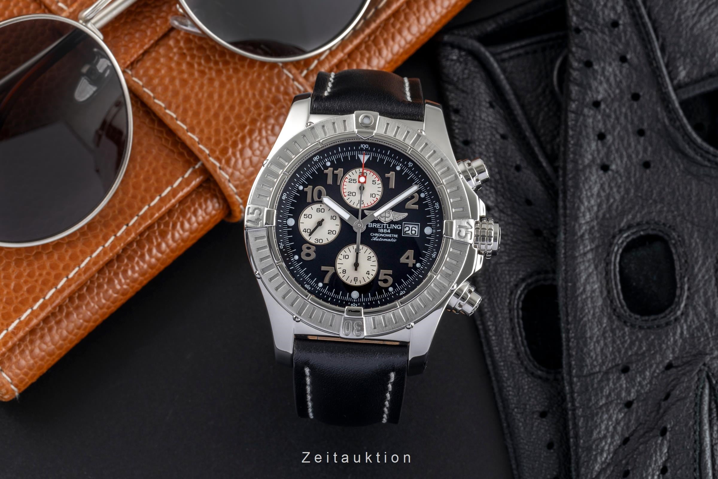 Breitling Super Avenger chronograph steel automatic men's watch A13370  [2503551]
