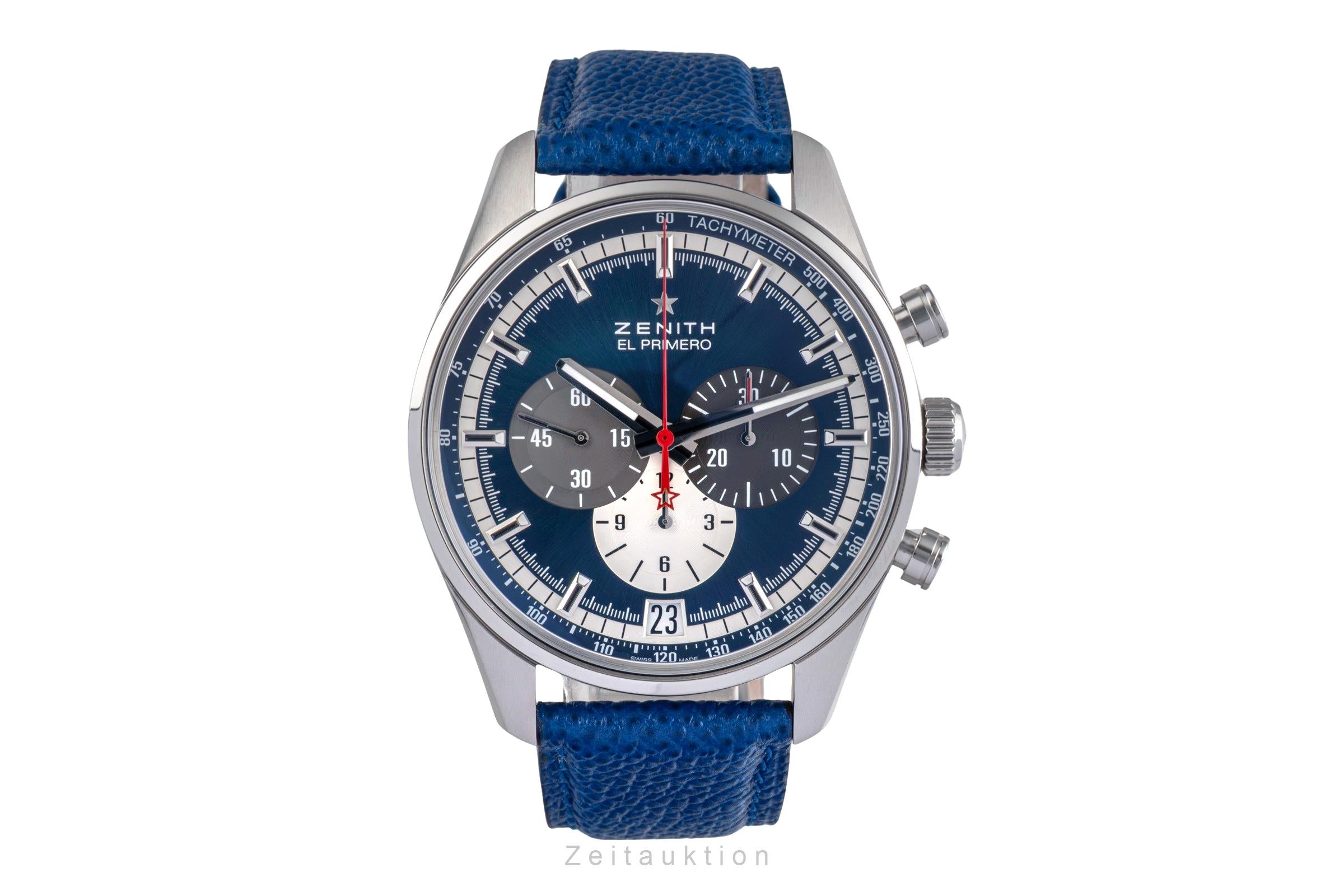 Zenith El Primero Chronograph Stahl Automatik Herrenuhr Ref 03.2040.400/53.C802  [2503557]
