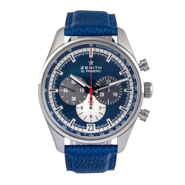 Zenith El Primero Chronograph Stahl Automatik Herrenuhr Ref 03.2040.400/53.C802  [2503557]