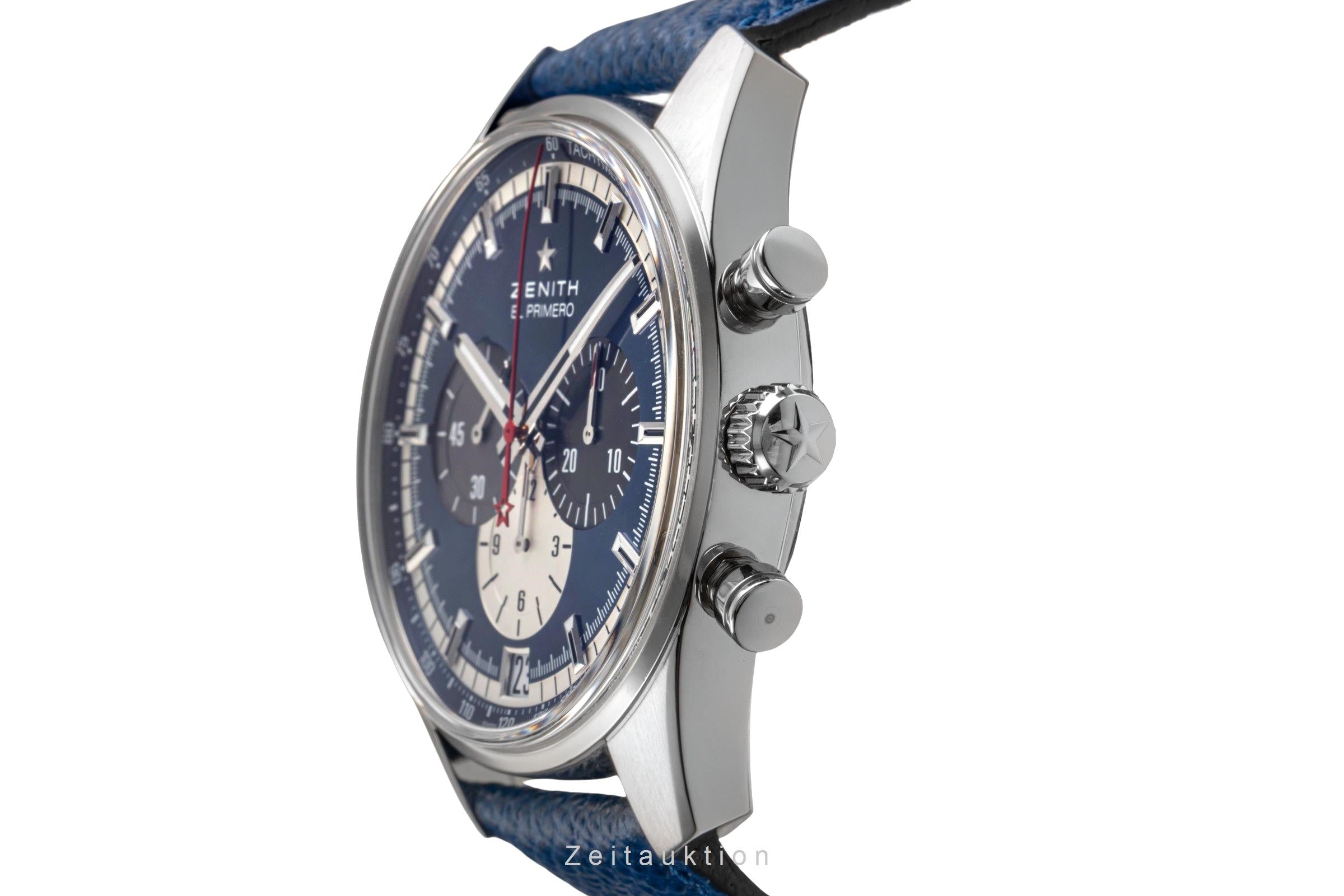 Zenith El Primero Chronograph Stahl Automatik Herrenuhr Ref 03.2040.400/53.C802  [2503557]