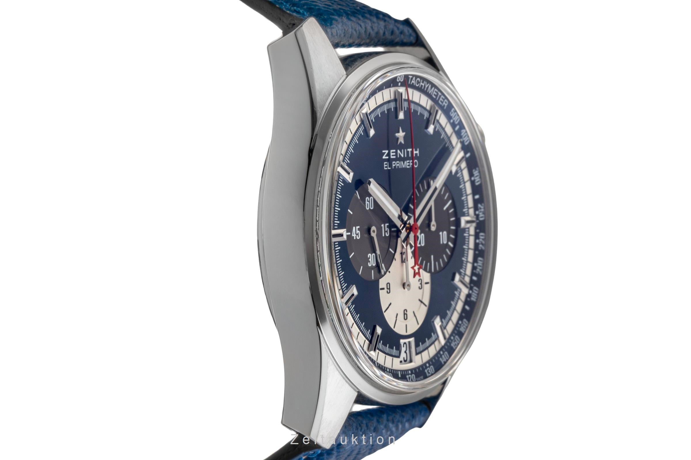 Zenith El Primero chronograph steel automatic Kal. 400 Ref