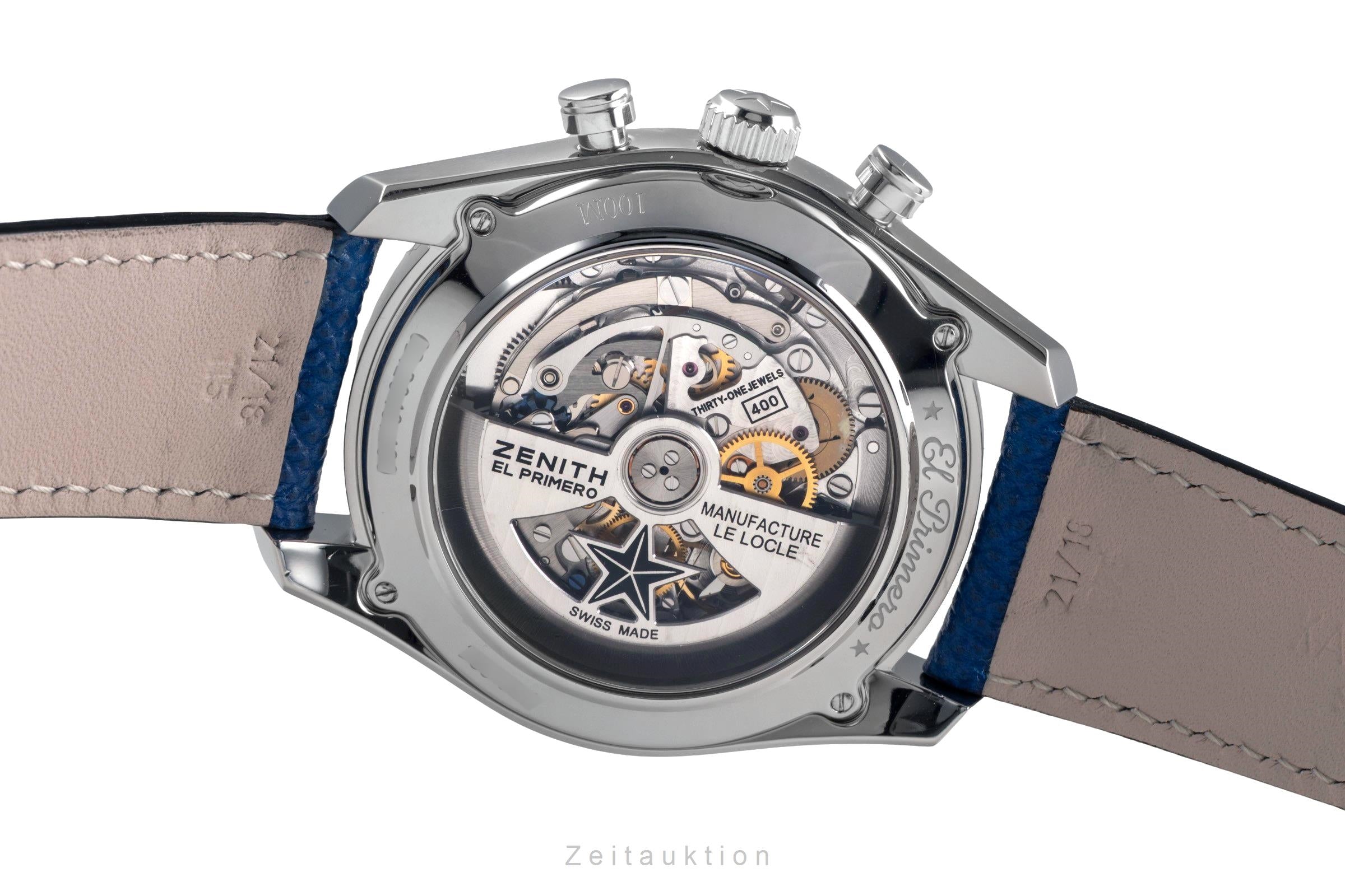 Zenith El Primero Chronograph Stahl Automatik Herrenuhr Ref 03.2040.400/53.C802  [2503557]
