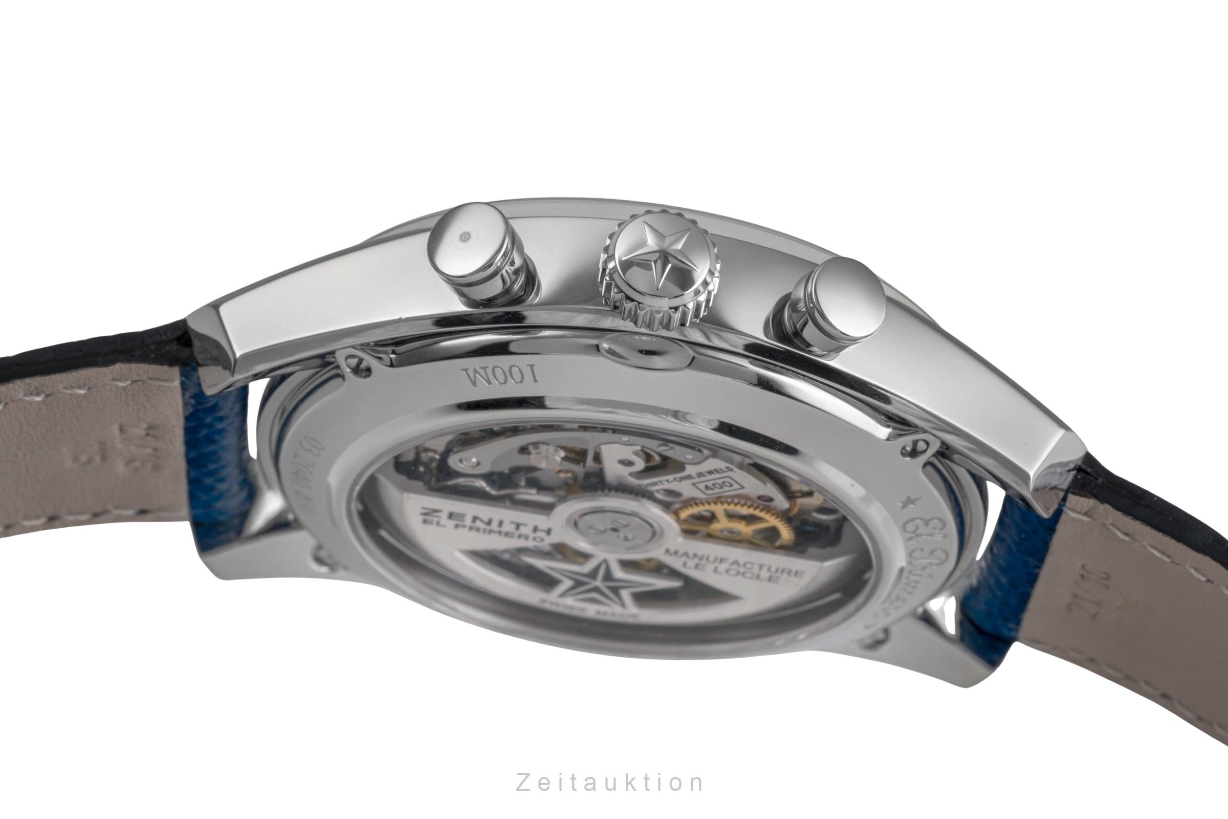 Zenith El Primero Chronograph Stahl Automatik Herrenuhr Ref 03.2040.400/53.C802  [2503557]