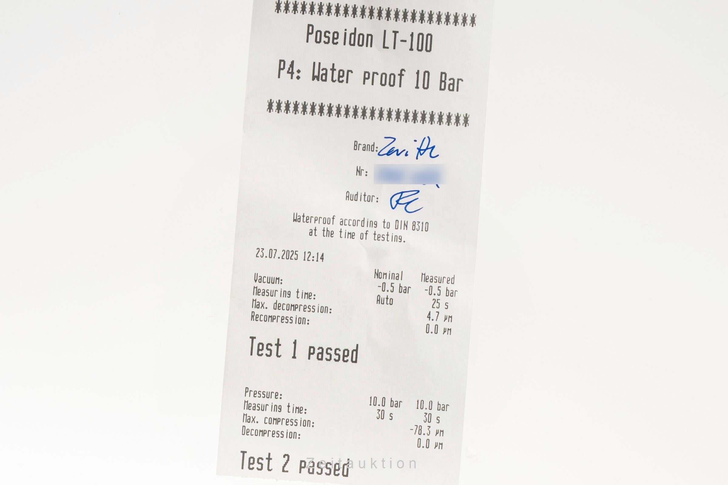 Zenith El Primero Chronograph Stahl Automatik Herrenuhr Ref 03.2040.400/53.C802  [2503557]