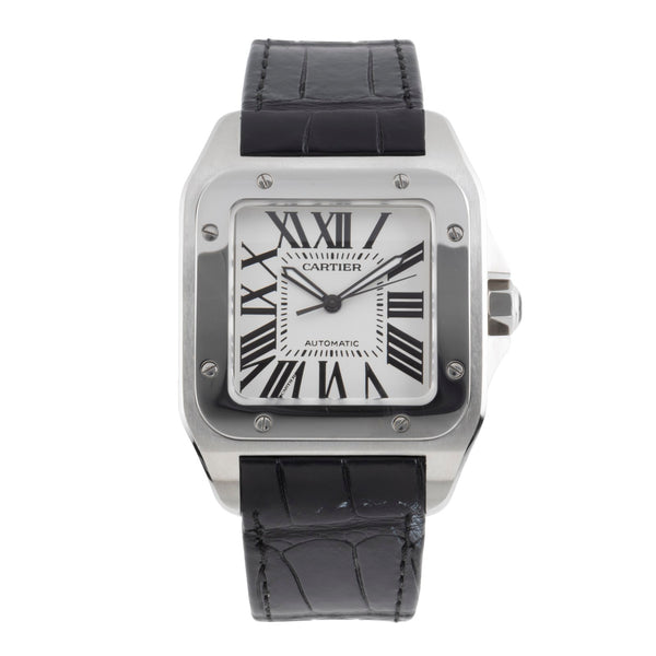 Cartier Santos 100 acero automático reloj para caballeros W20073X8  [2503558]