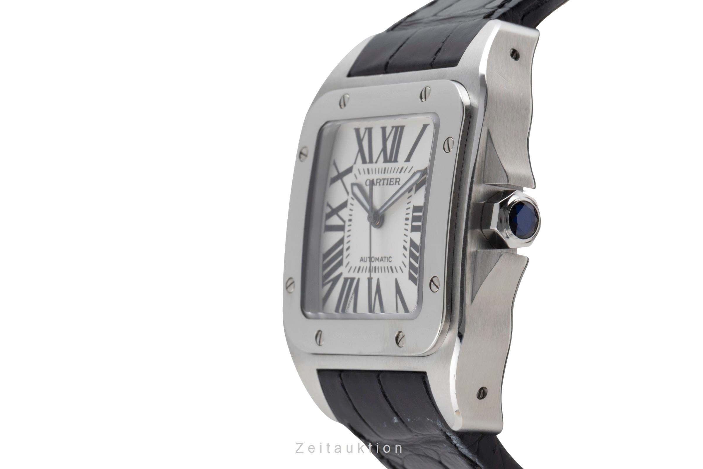 Cartier Santos 100 acero automático reloj para caballeros W20073X8  [2503558]