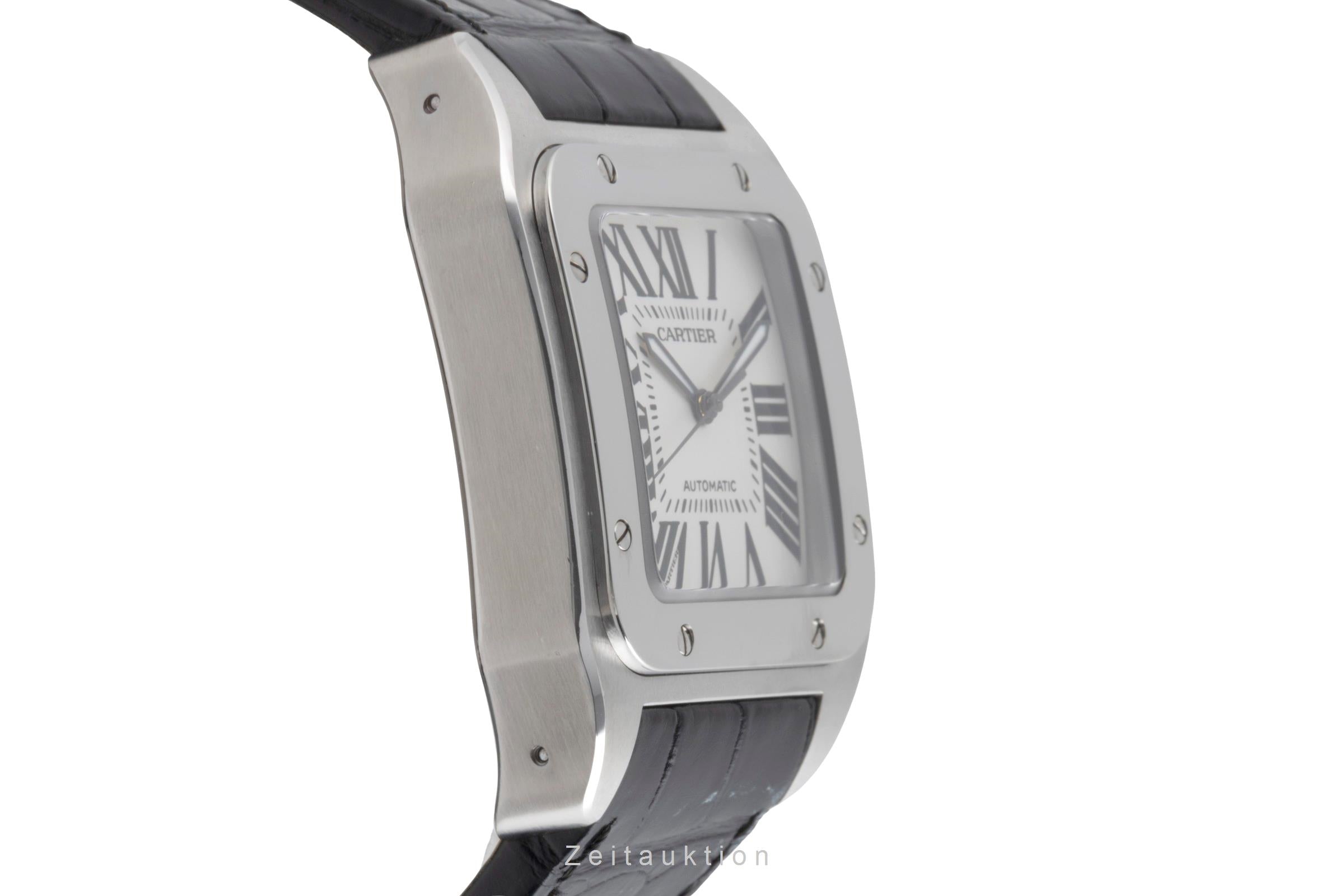Cartier Santos 100 acero automático reloj para caballeros W20073X8  [2503558]