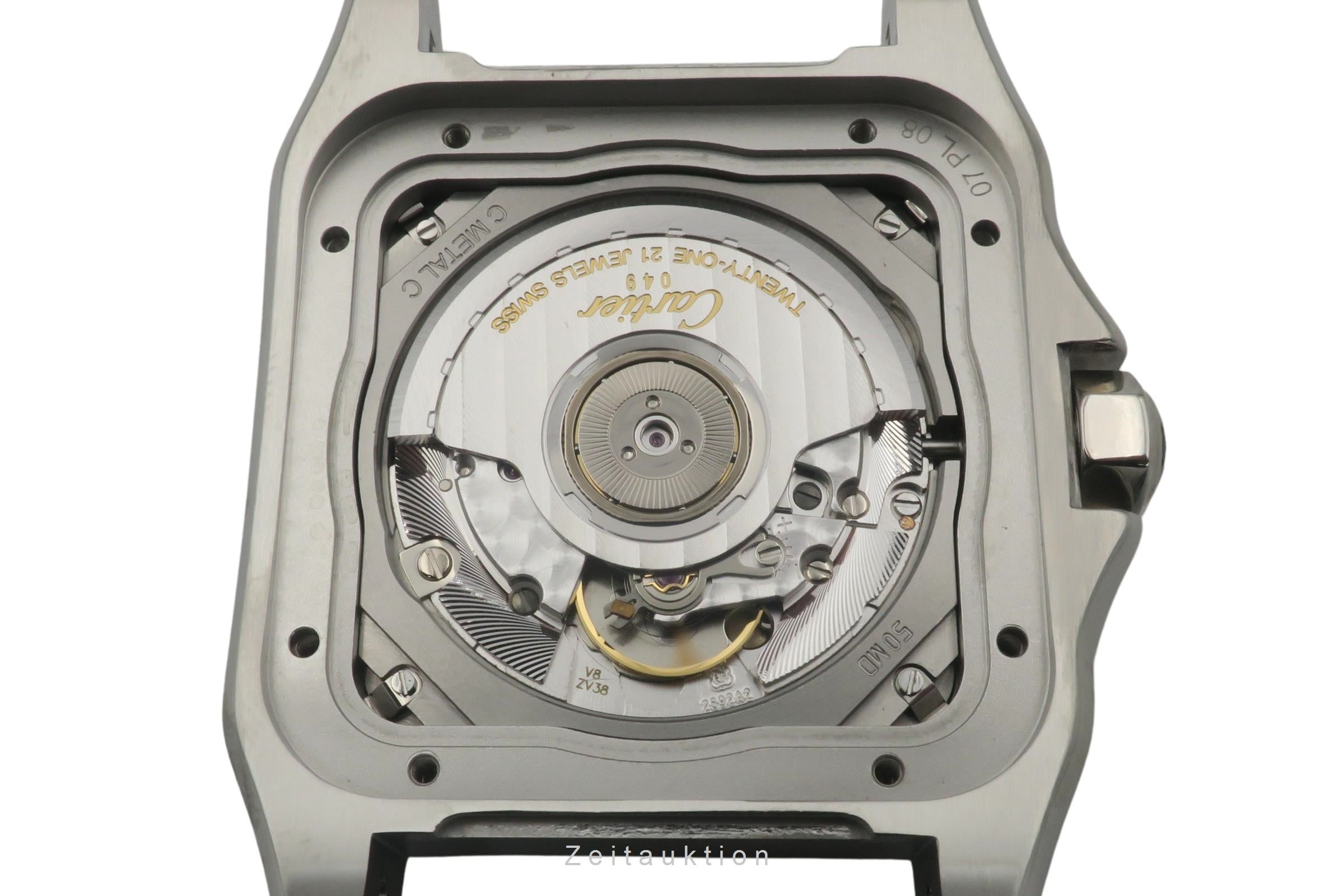 Cartier Santos 100 acero automático reloj para caballeros W20073X8  [2503558]