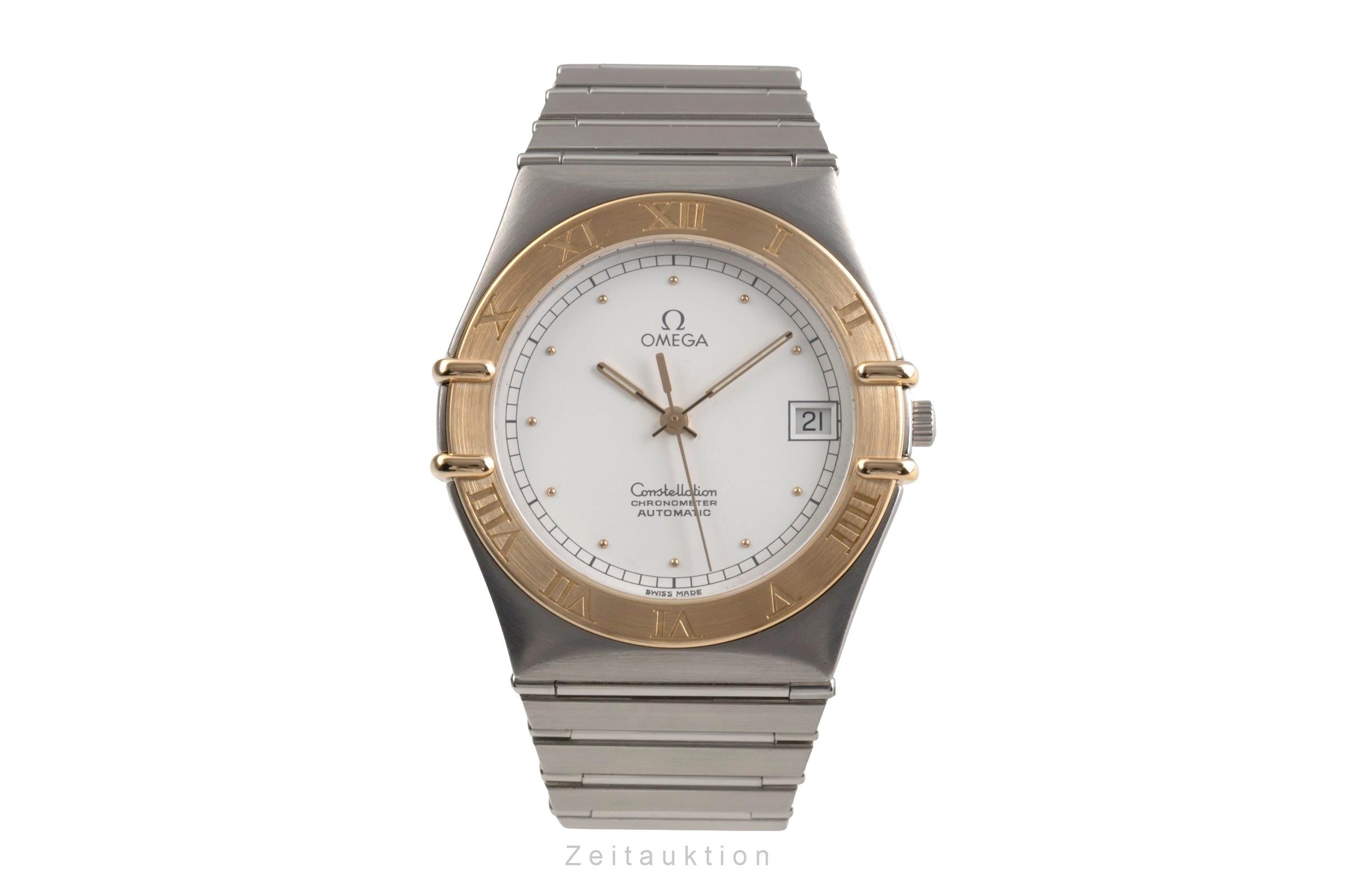 Omega Constellation acier / or  automatique montre pour hommes 368.1075  [2503559]