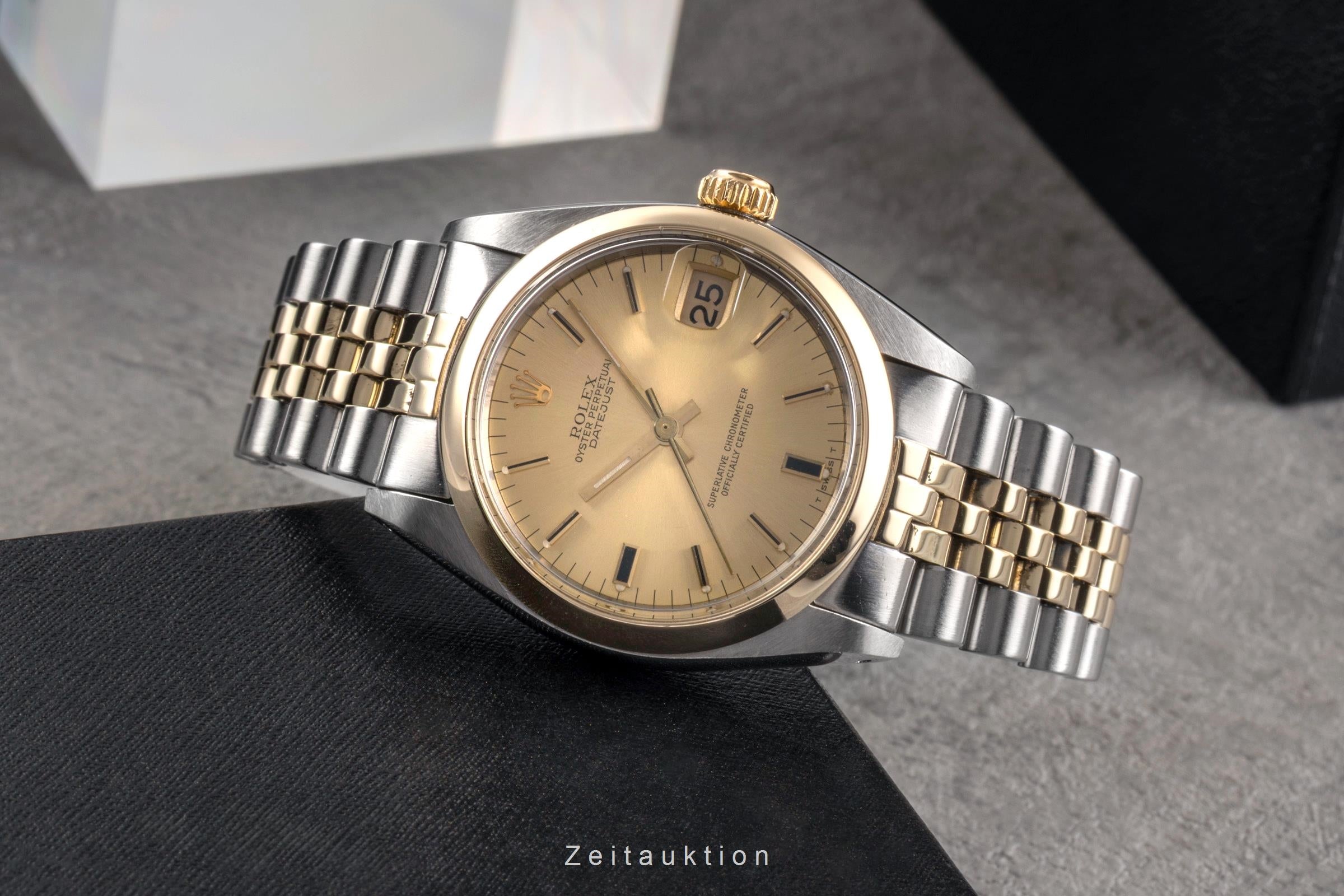Rolex Datejust acciaio / oro automatismo orologio da uomo 6824  [2503561]