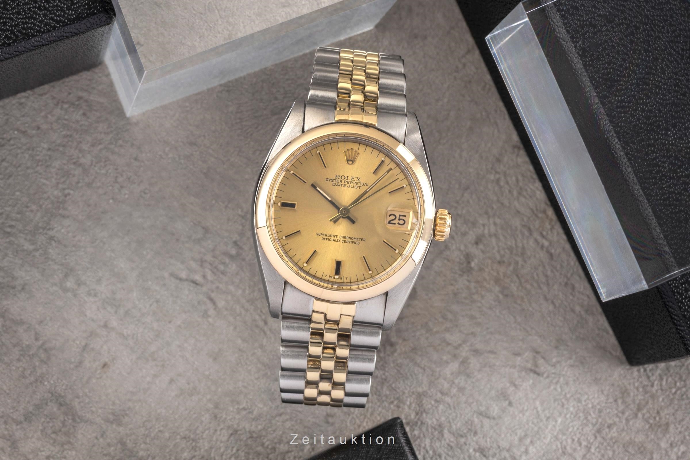 Rolex Datejust acciaio / oro automatismo orologio da uomo 6824  [2503561]