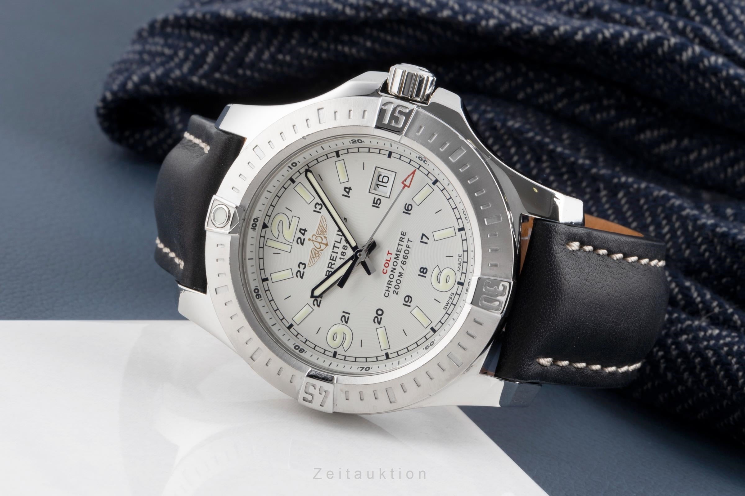 Breitling Colt 200M Chronometer Datum Edelstahl Herrenuhr Ref. A74388 [2503565]