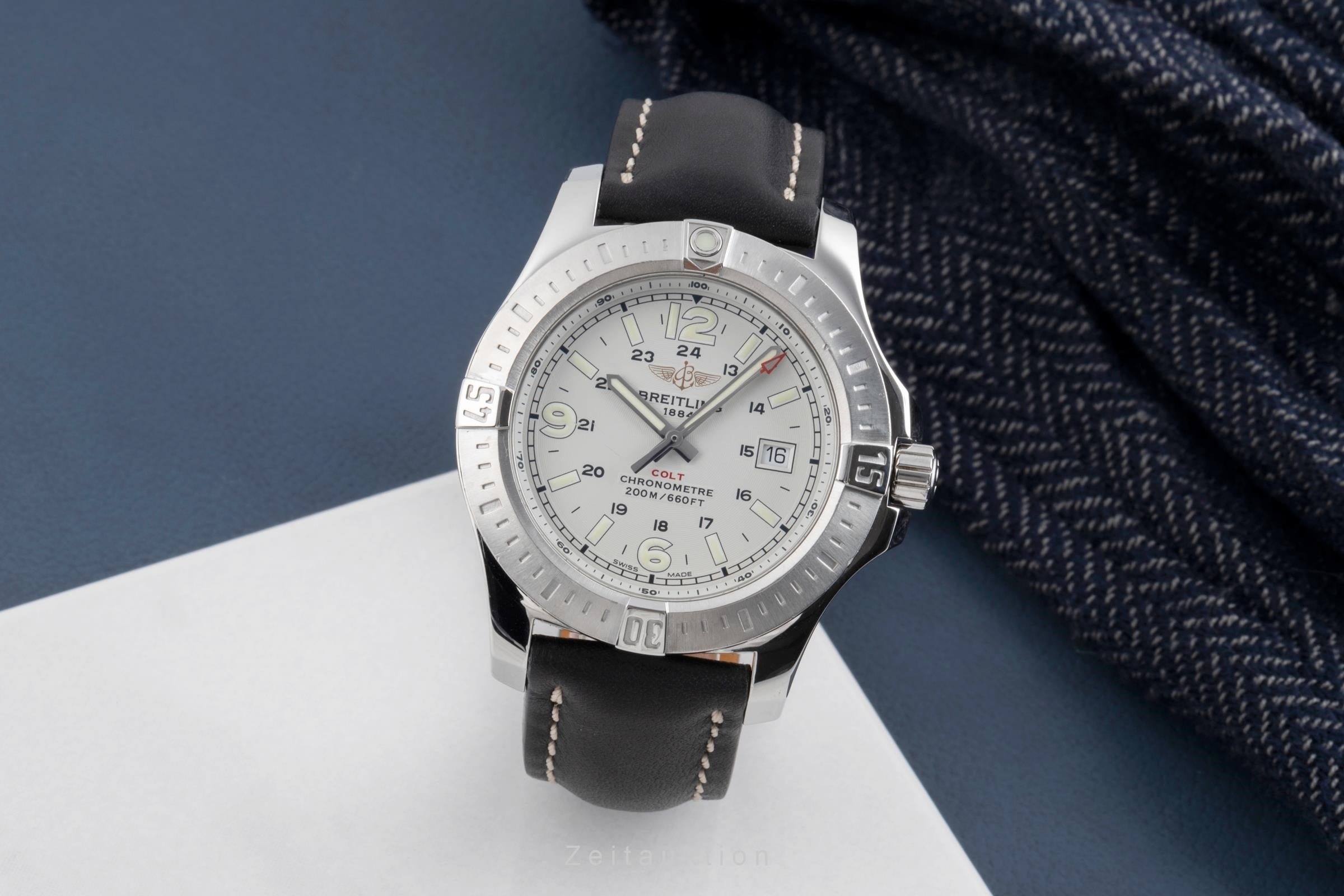 Breitling Colt 200M Chronometer Datum Edelstahl Herrenuhr Ref. A74388 [2503565]