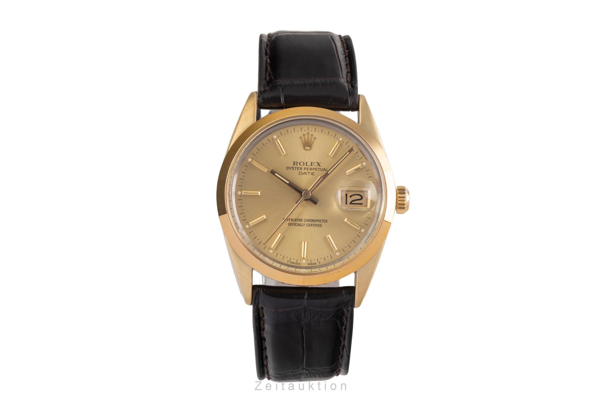 Rolex Date acero / oro automático reloj para caballeros 15505  [2503567]