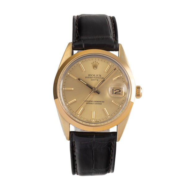 Rolex Date acero / oro automático reloj para caballeros 15505  [2503567]