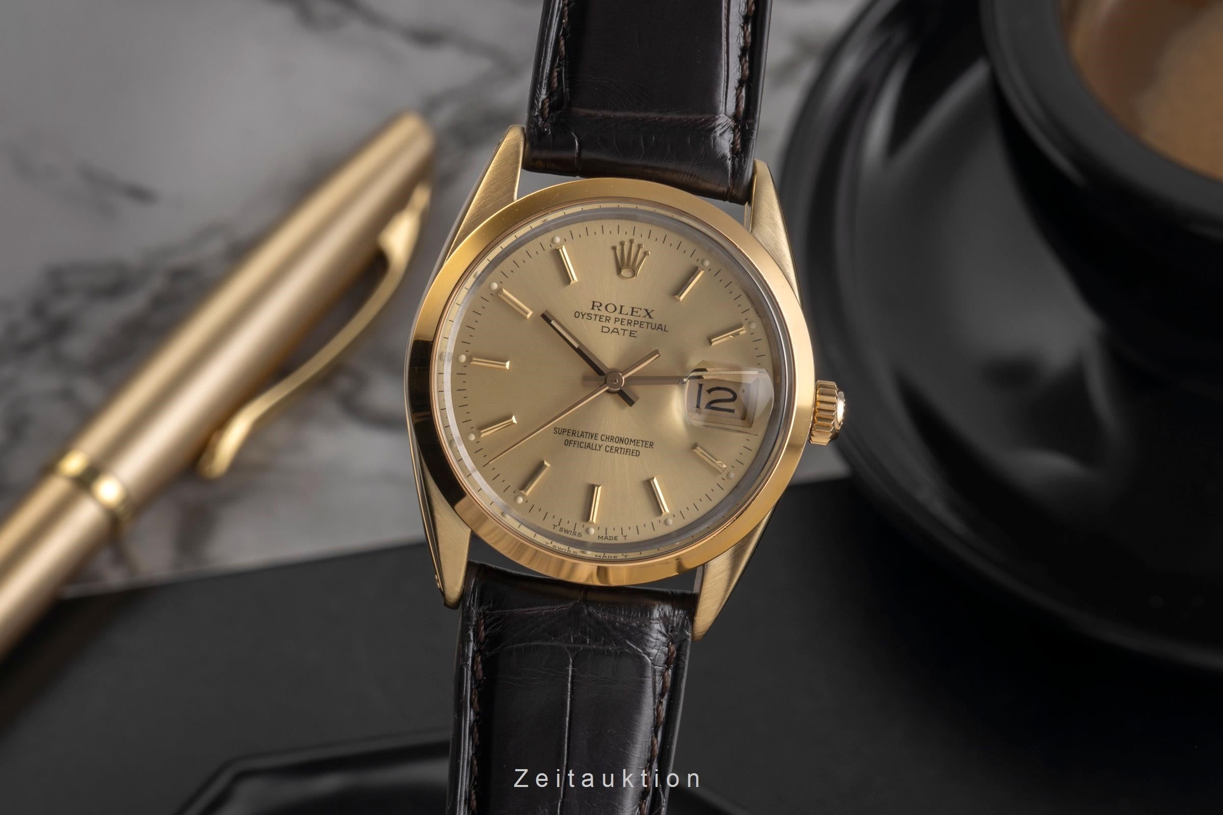 Rolex Date acero oro automático 3035 15505 2503567