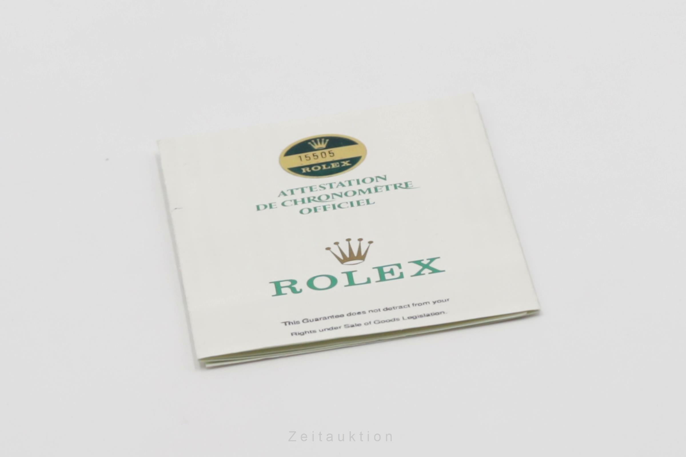 Rolex Date acero / oro automático reloj para caballeros 15505  [2503567]