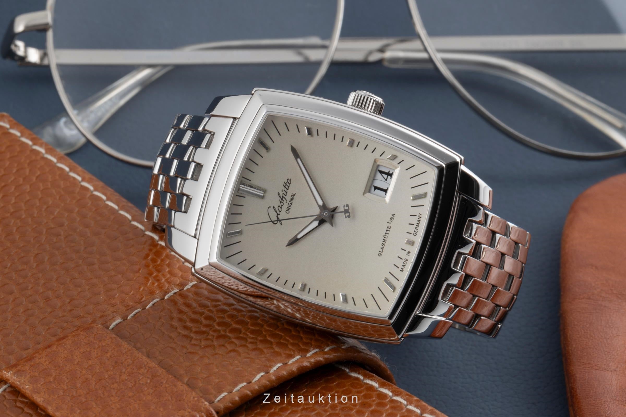 Glashütte Senator acier automatique montre pour hommes 39-42-53-52-14  [2503568]