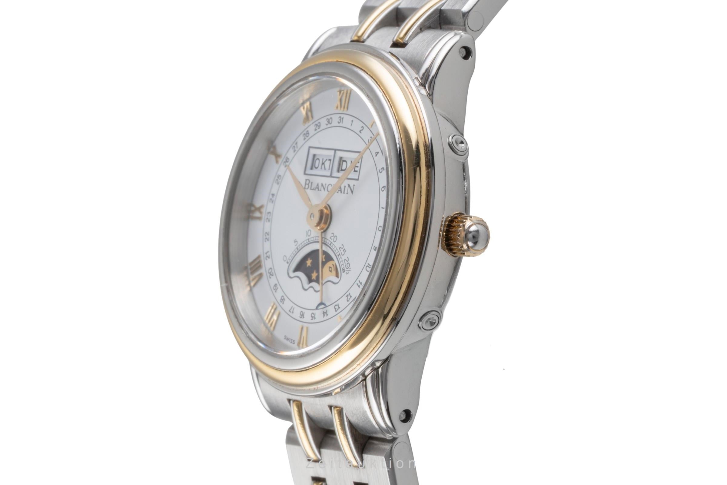 Blancpain Villeret Stahl / Gold Handaufzug Mondphase Damenuhr Ref. 6281  [2503569]