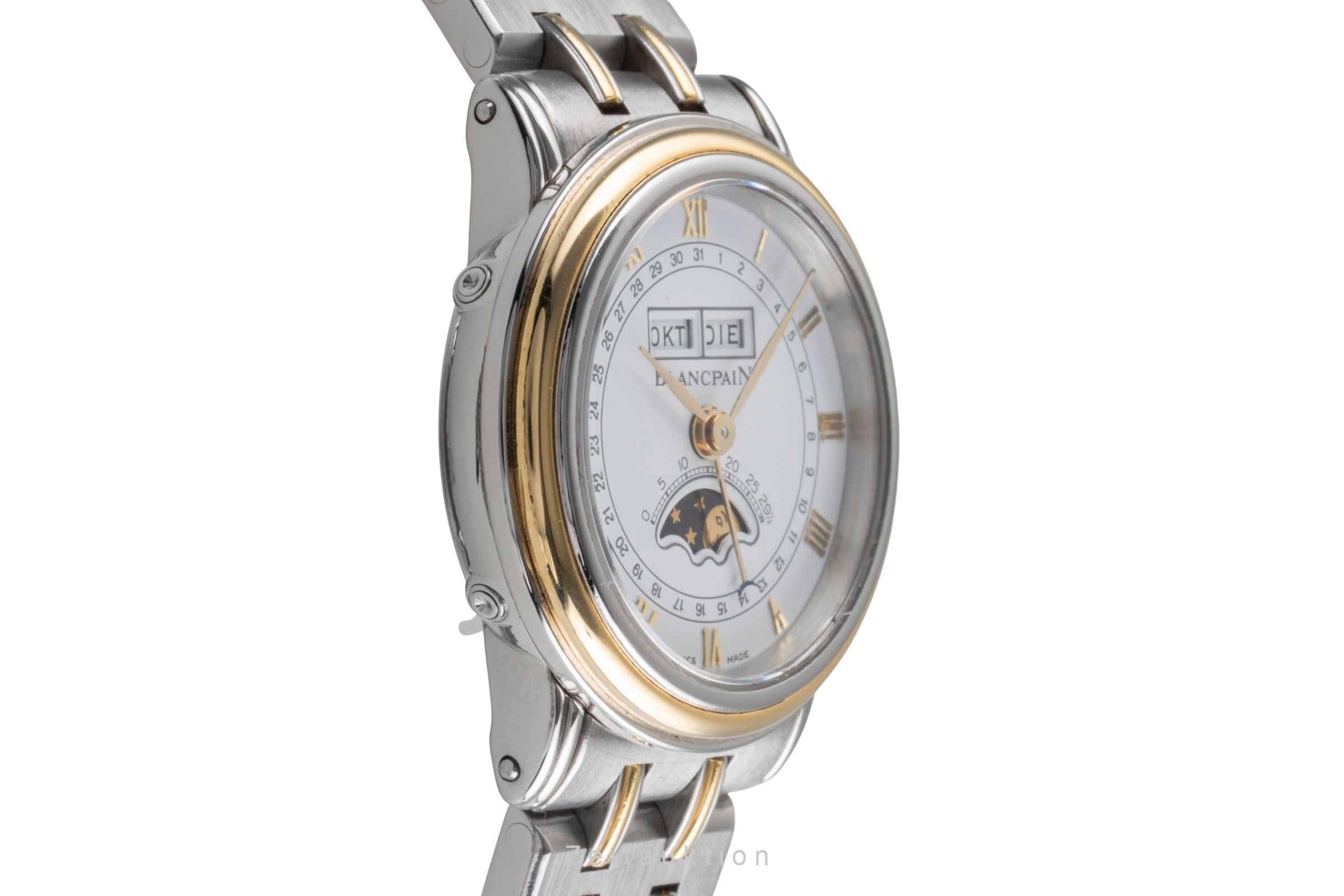 Blancpain Villeret Stahl / Gold Handaufzug Mondphase Damenuhr Ref. 6281  [2503569]