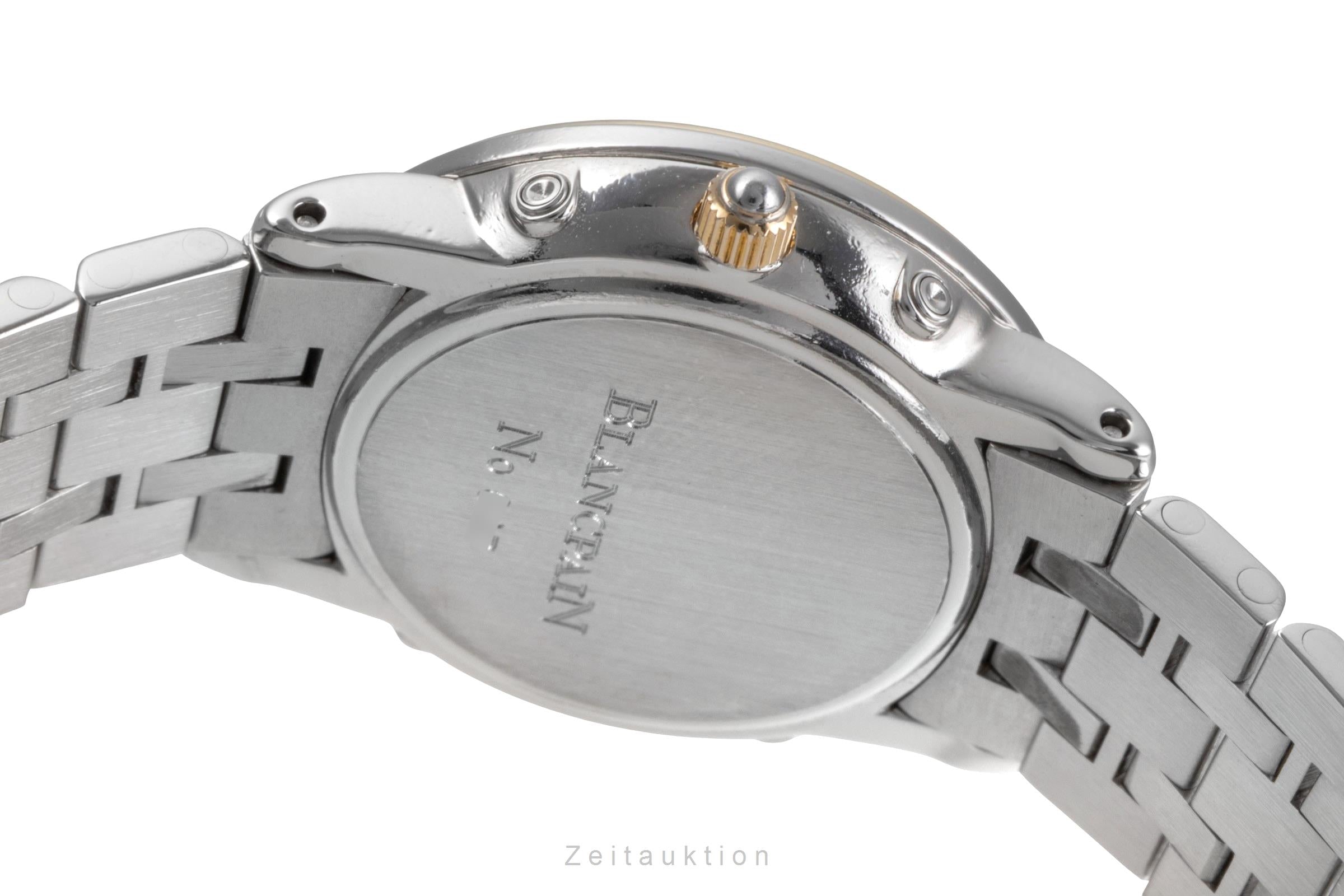 Blancpain Villeret Stahl / Gold Handaufzug Mondphase Damenuhr Ref. 6281  [2503569]